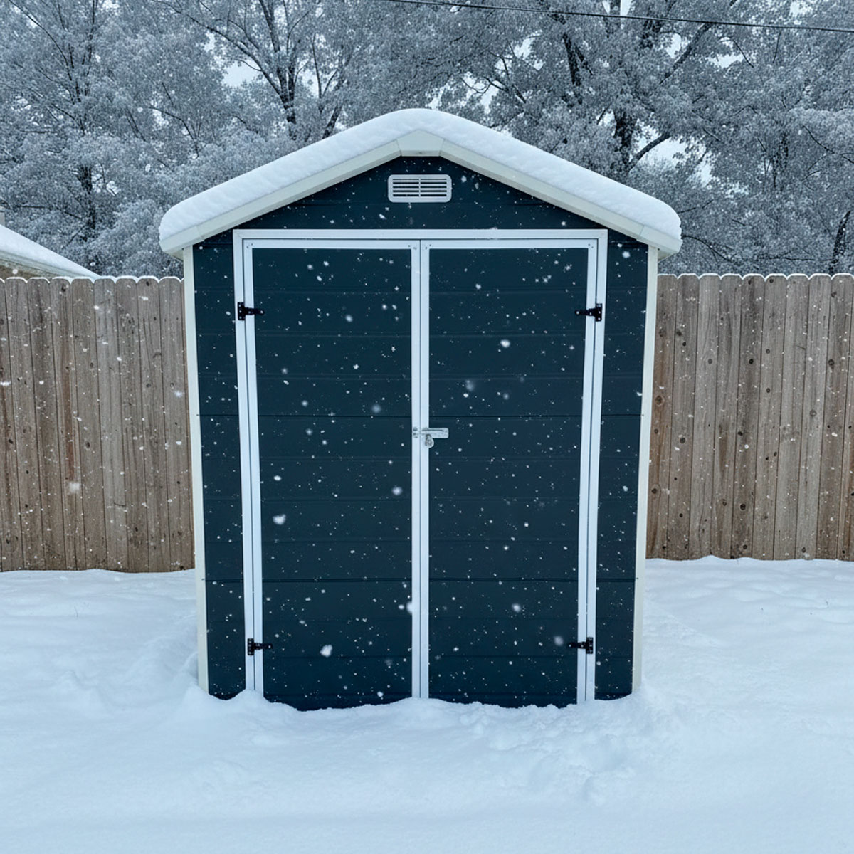 Fornorth Garden Shed Plastic 181x135x212cm