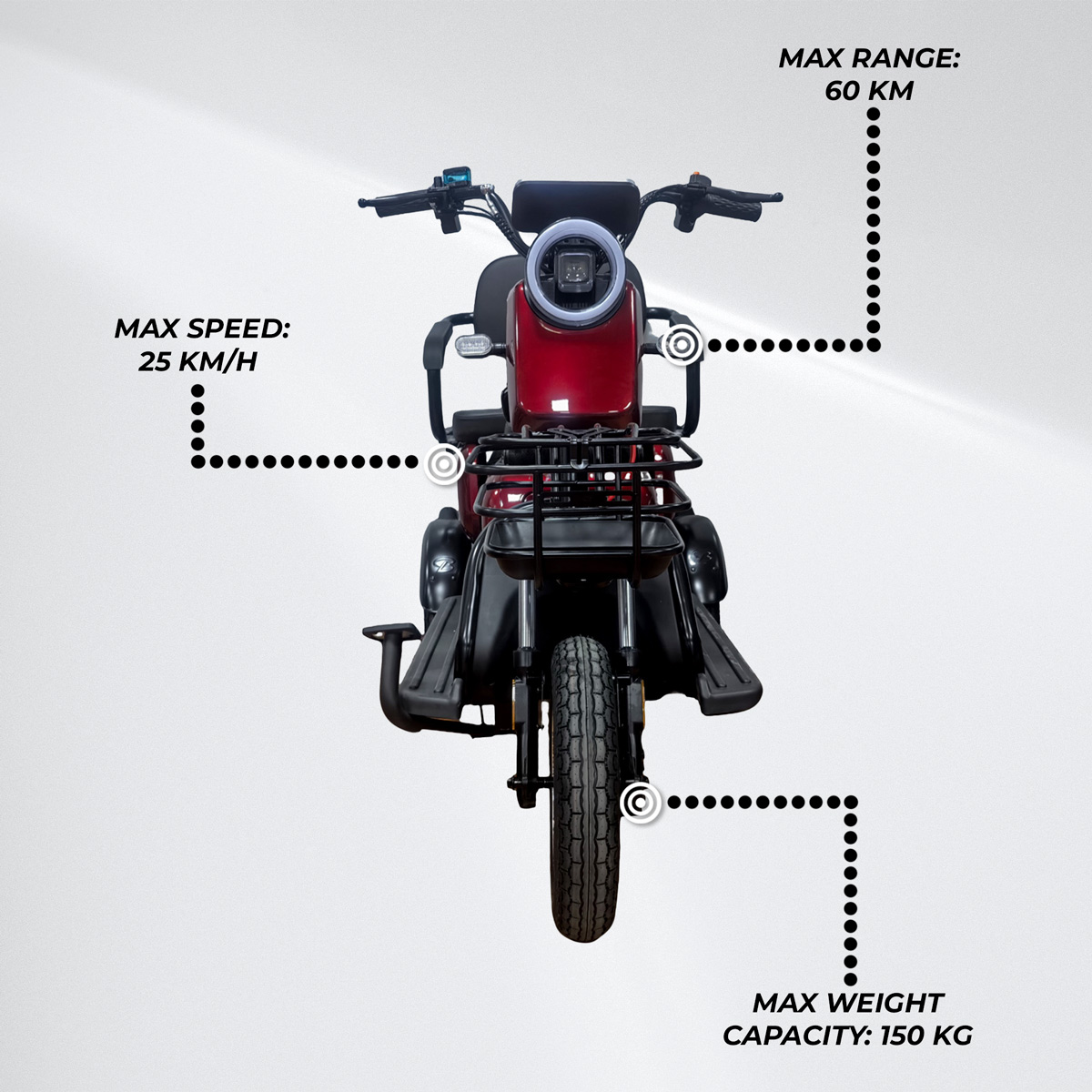 Lykke Mobility Scooter P250 Red