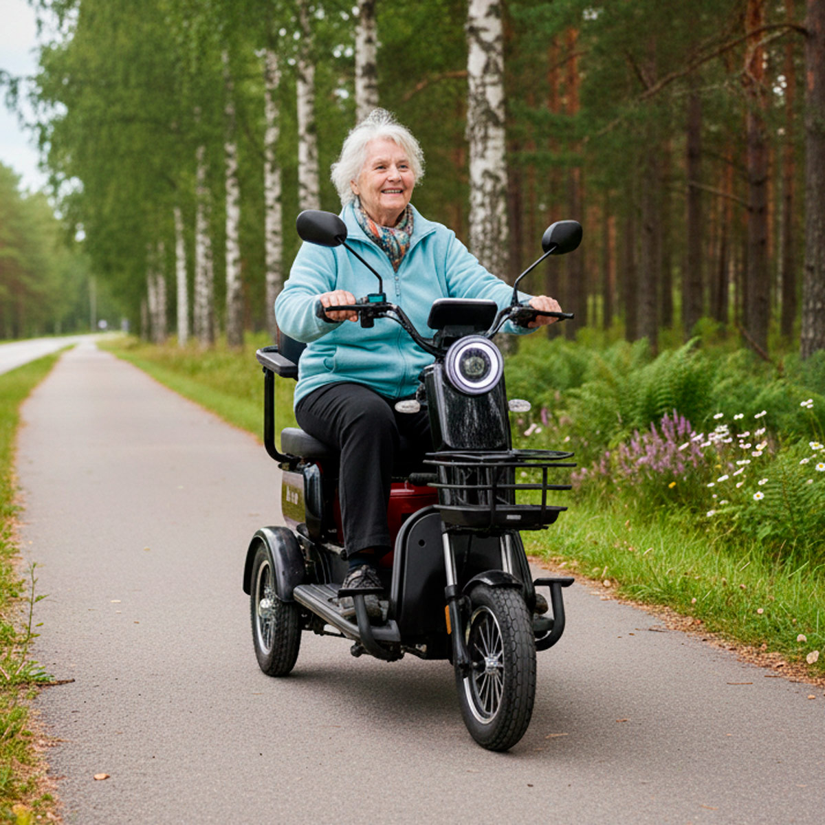 Lykke mobilitātes skūteris P250 Black