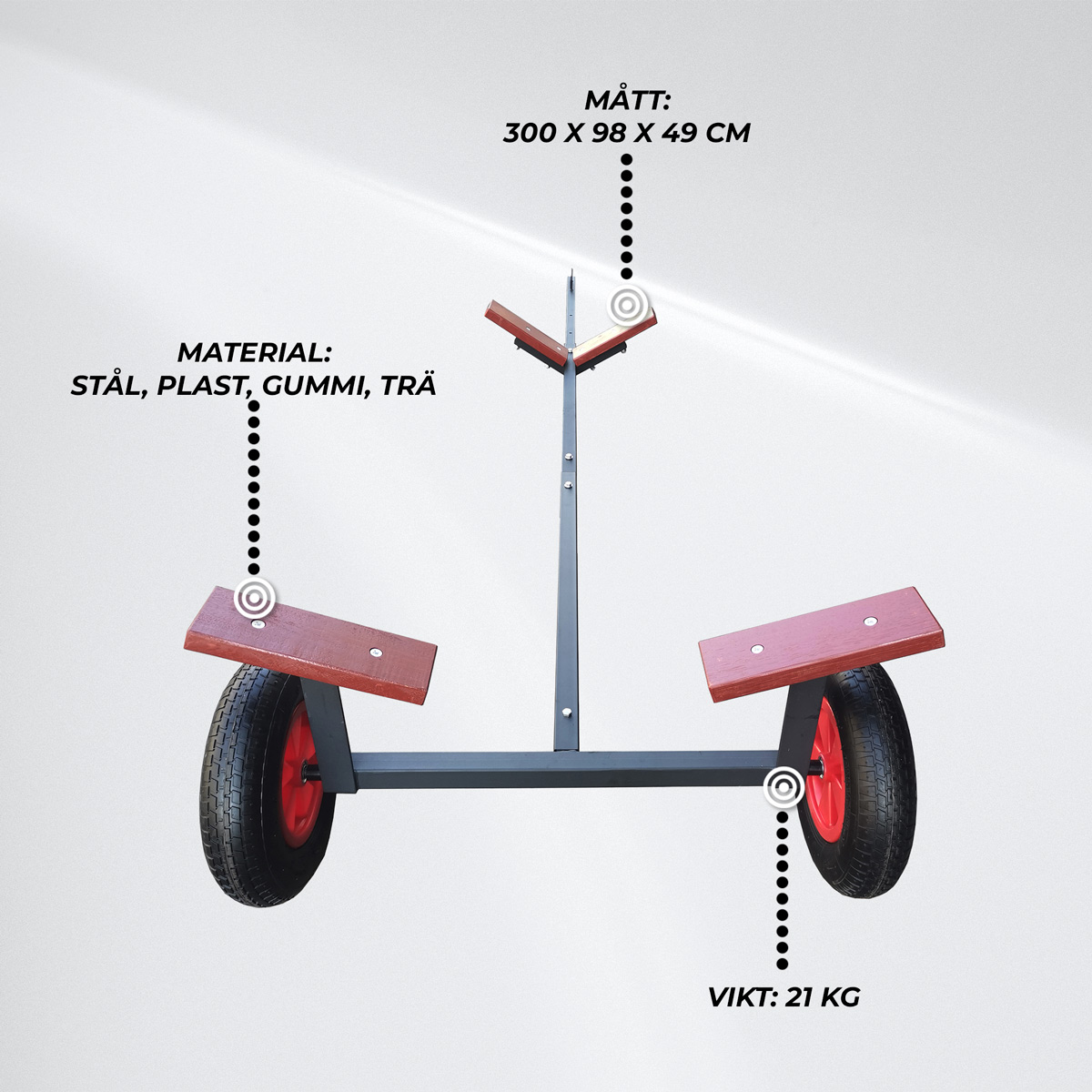 Fornorth Båttrailer 200kg