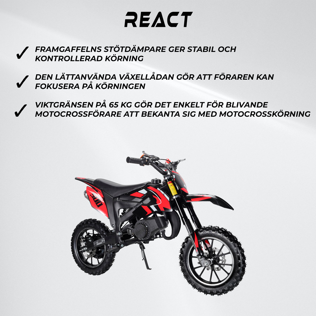 React Mini Cross Attacker 49CC