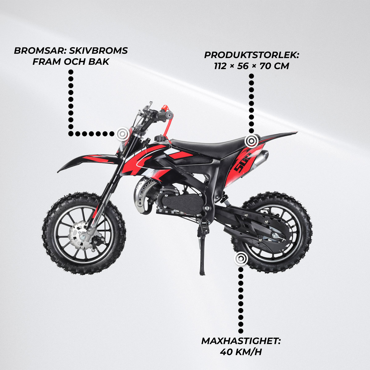 React Mini Cross Attacker 49CC