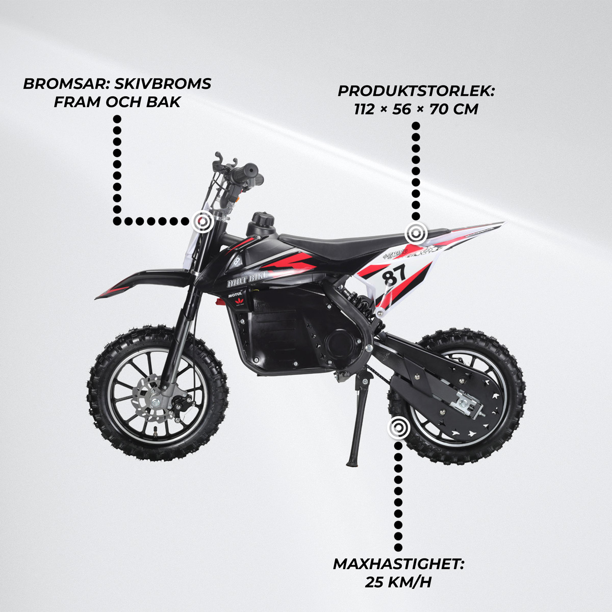 React Elcross Dirt Bike Seeker 800W