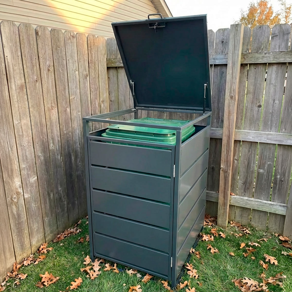 Fornorth Mülltonnen Unterstand Premium 71x82x121cm