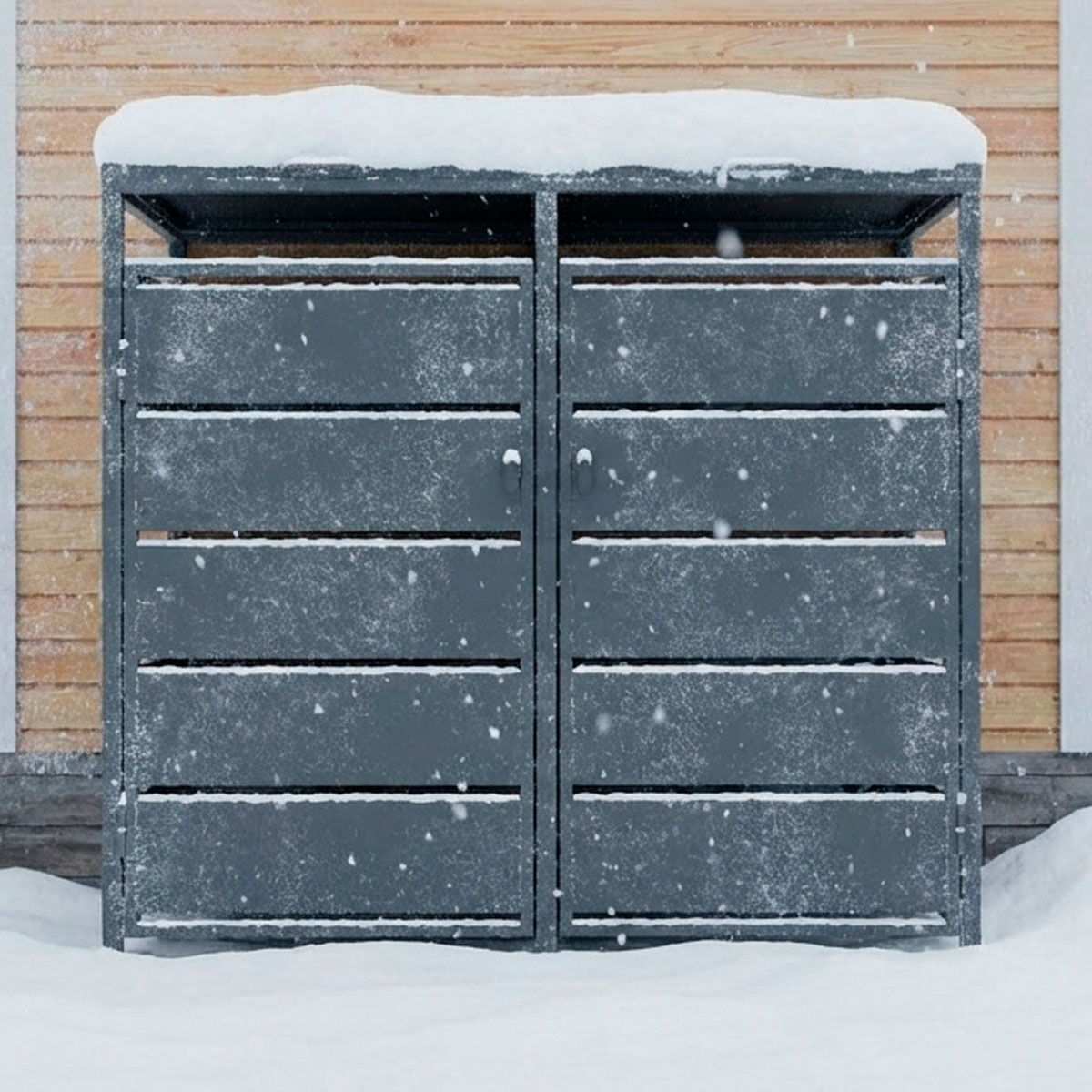 Fornorth soptunneskydd med tak Premium 139x82x121cm