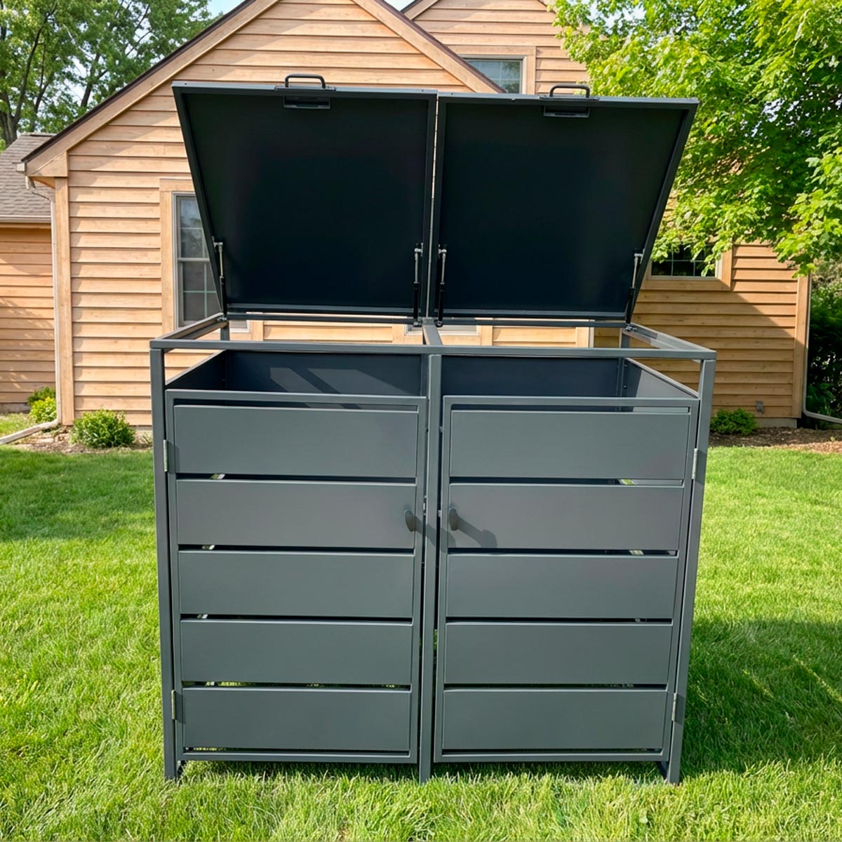 Fornorth Garbage Can Shelter Premium 139x82x121cm