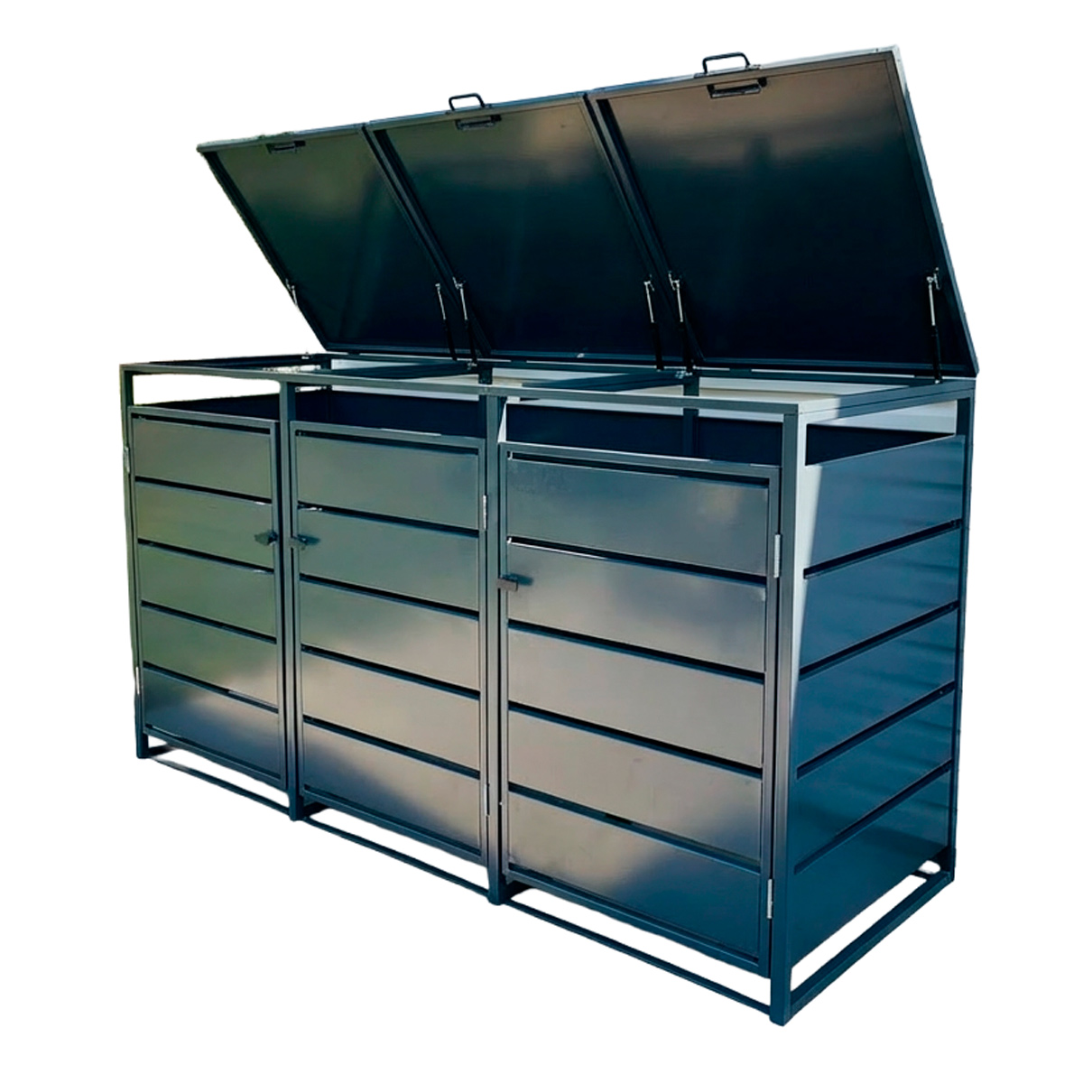 Fornorth soptunneskydd med tak Premium 207x82x121cm