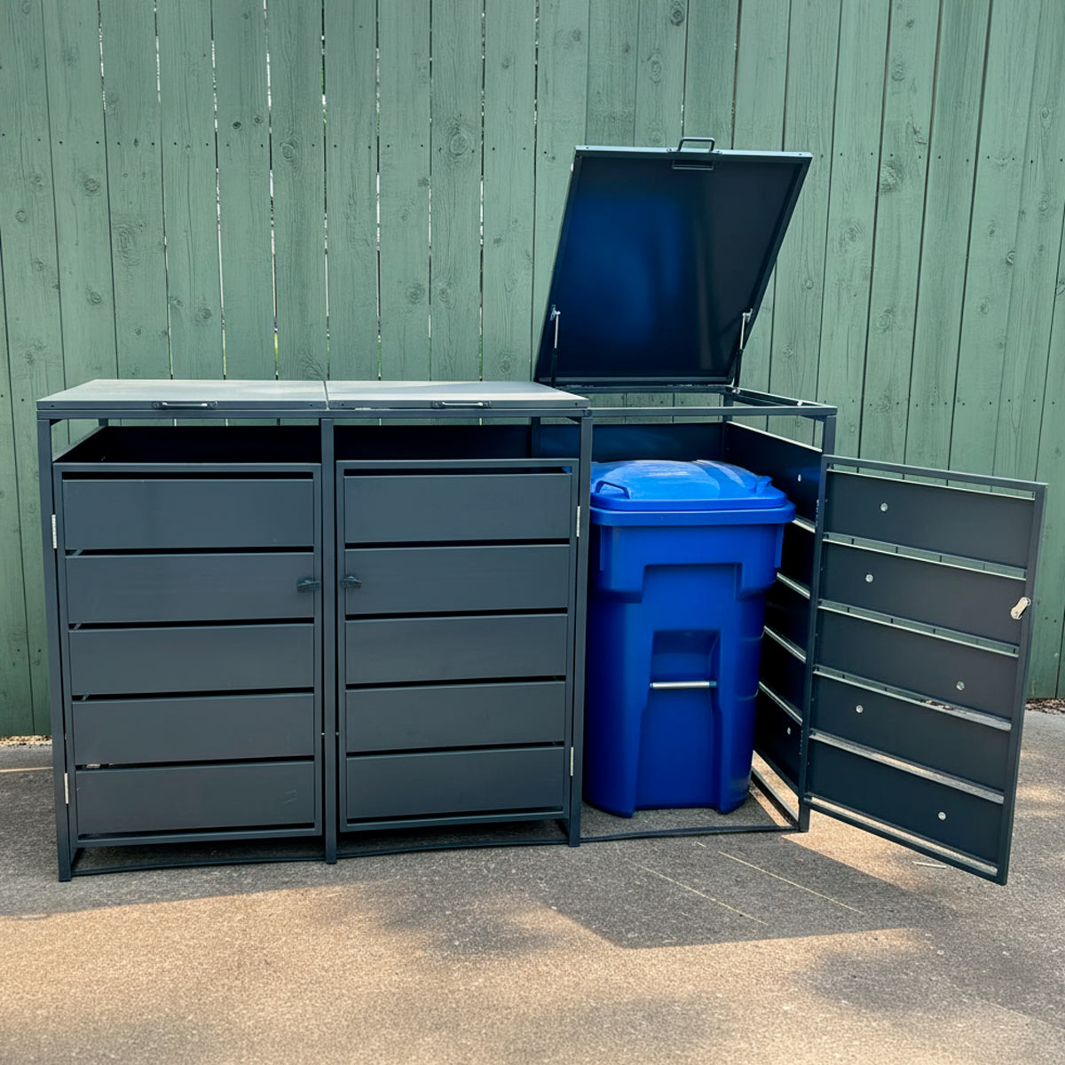 Fornorth Garbage Can Shelter Premium 207x82x121cm