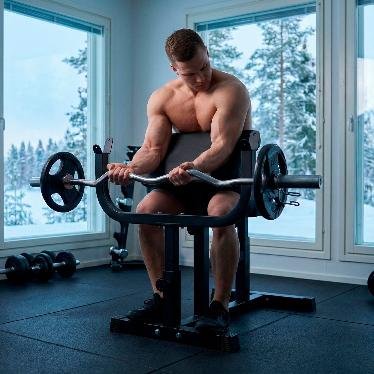 React Preacher Curl Pink 100