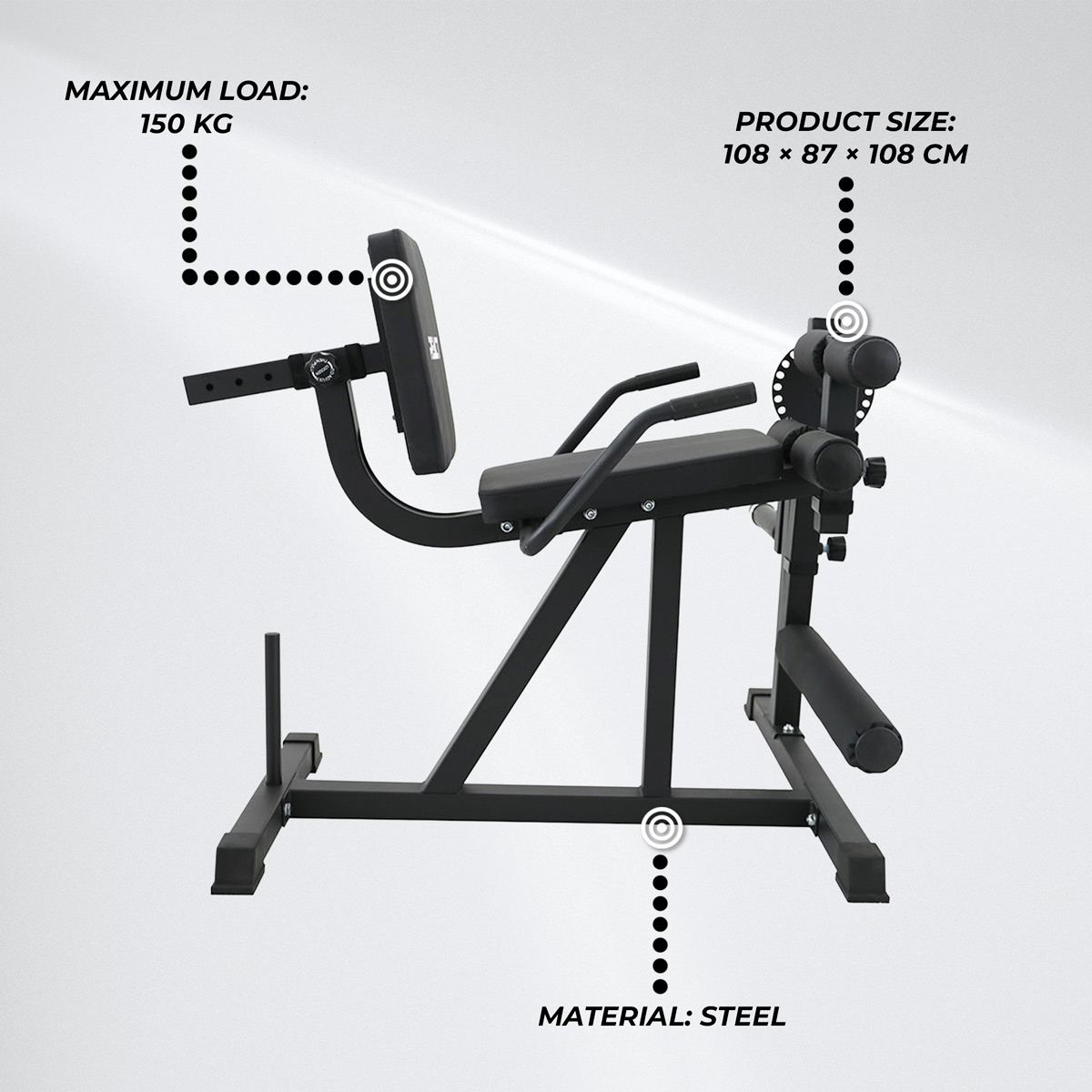 React Leg Extension/Curl Machine 100