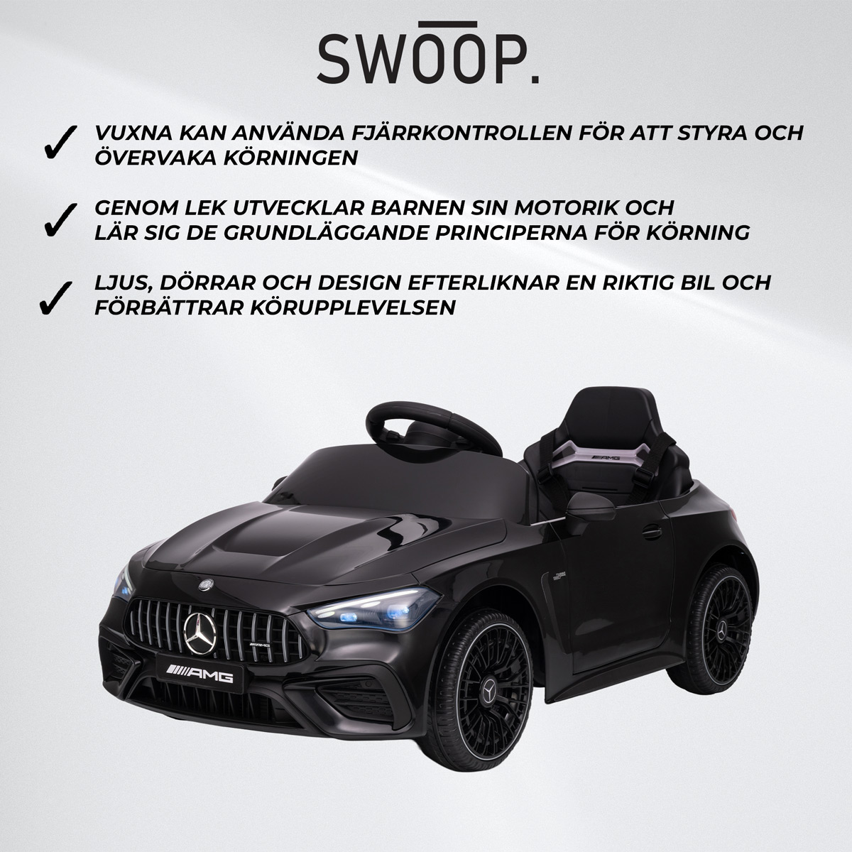 Swoop Elbil för Barn Mercedes-Benz AMG