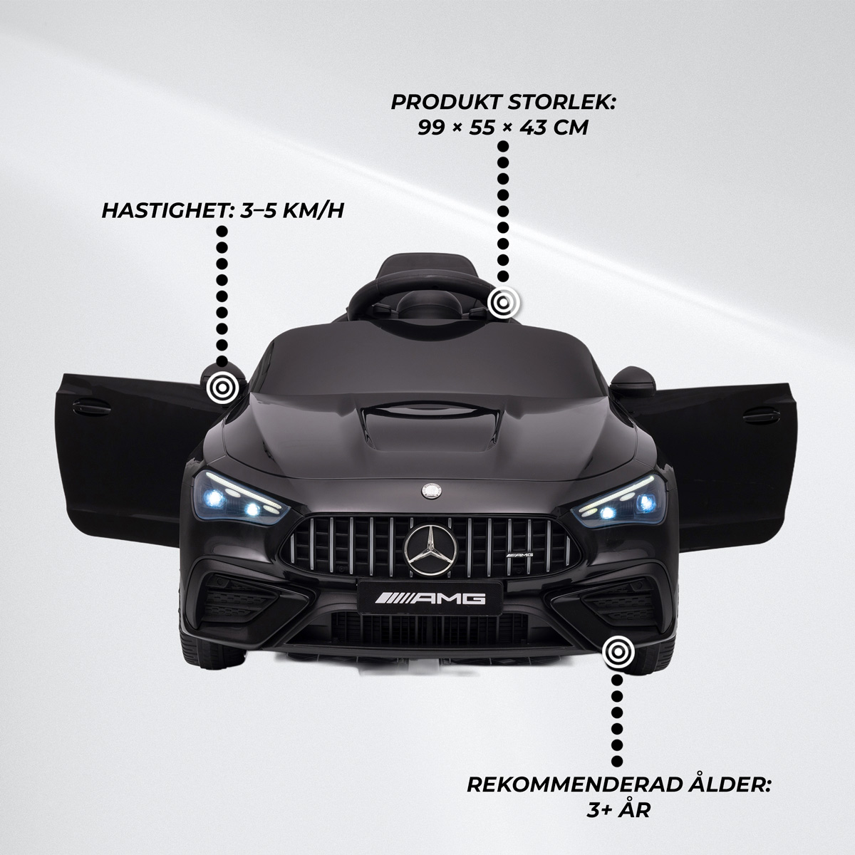 Swoop Elbil för Barn Mercedes-Benz AMG