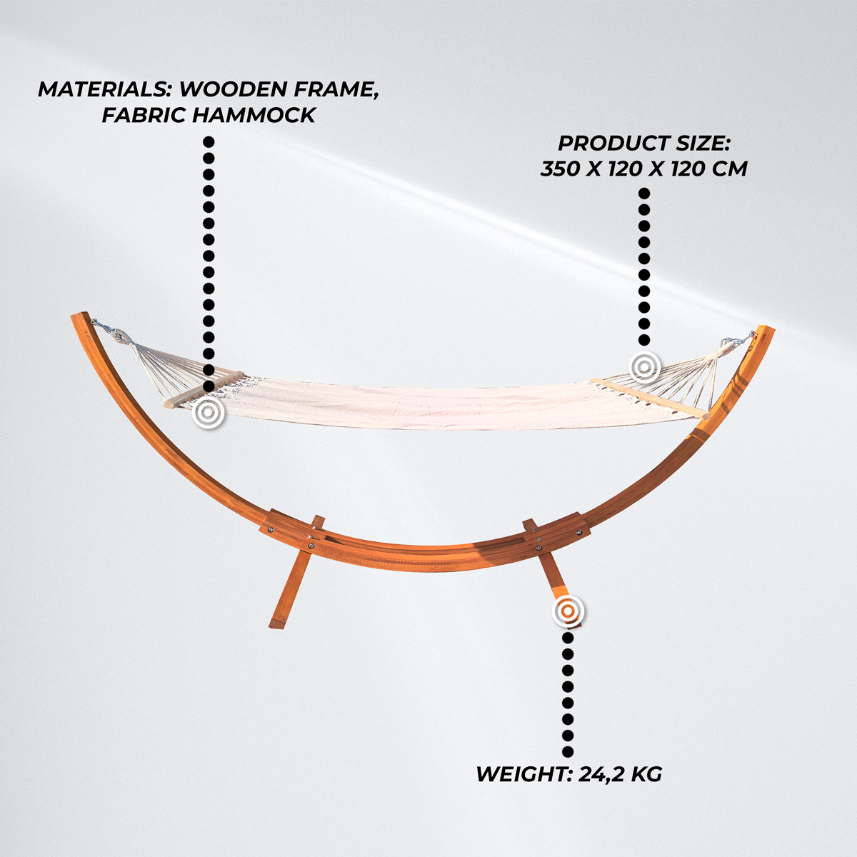 Lykke Hammock with Stand Premium
