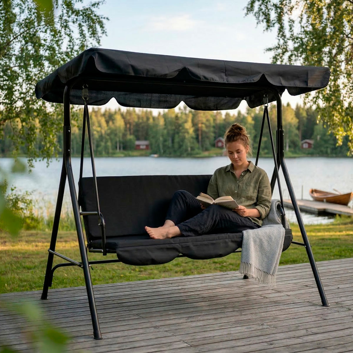 Lykke Hängmatta Standard, Svart