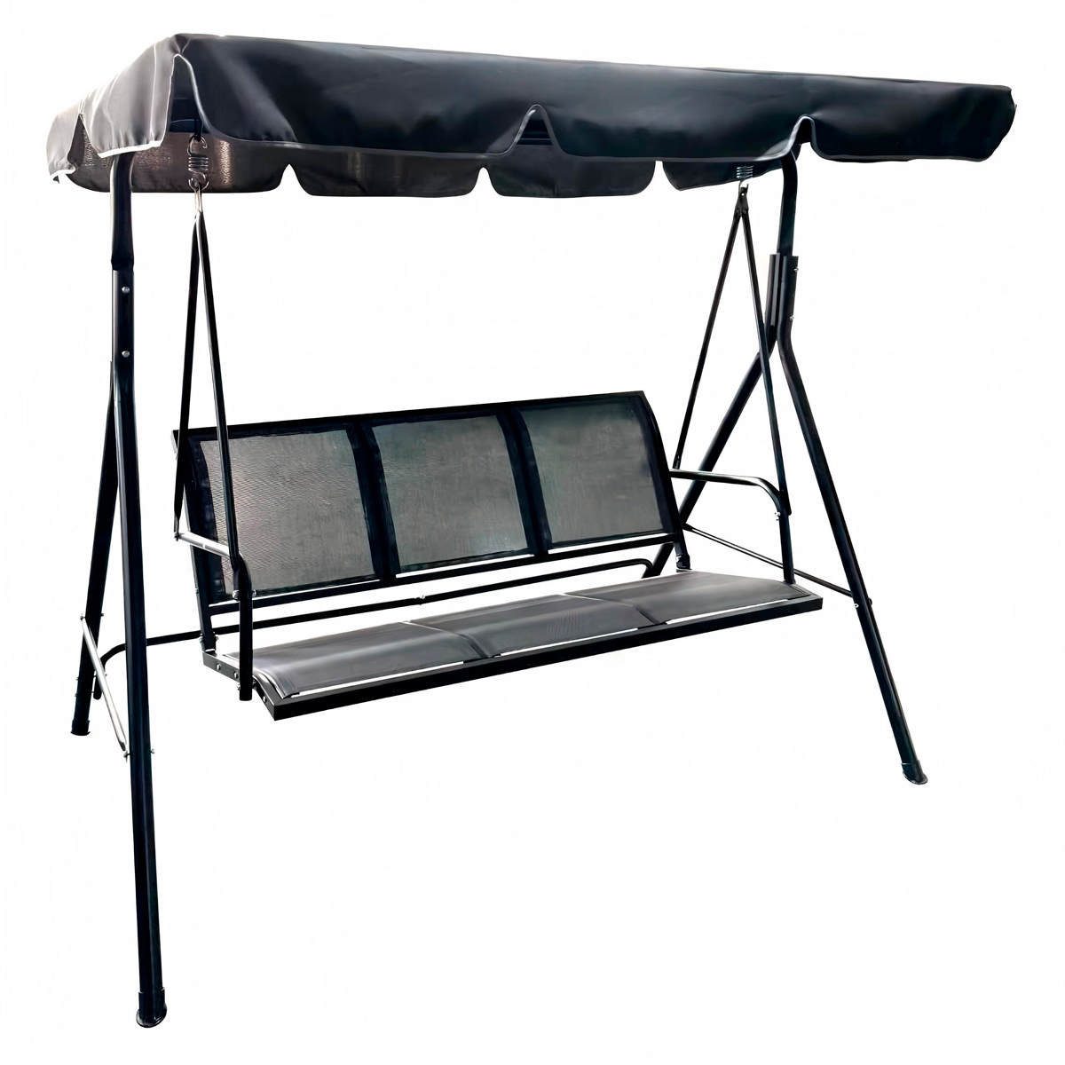 Lykke Porch Swing Elegance, Black