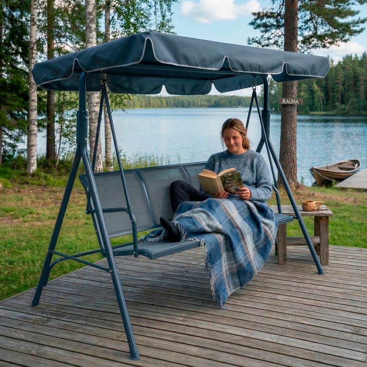 Lykke Sodo Supynės Elegance, Pilka