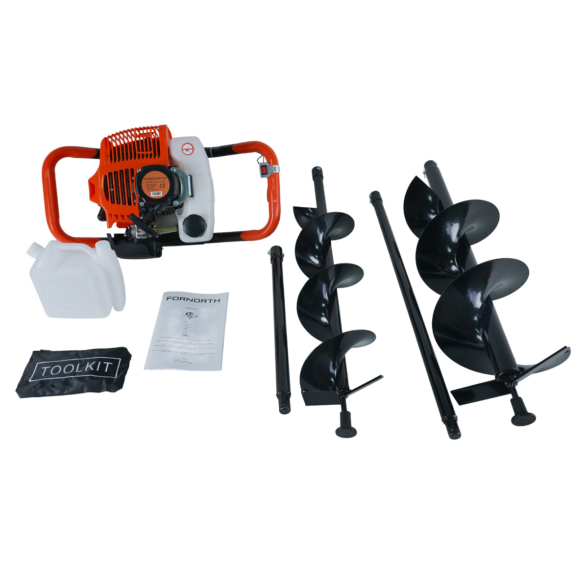 Fornorth Earth Auger 1.47kW, incl. 2 blades