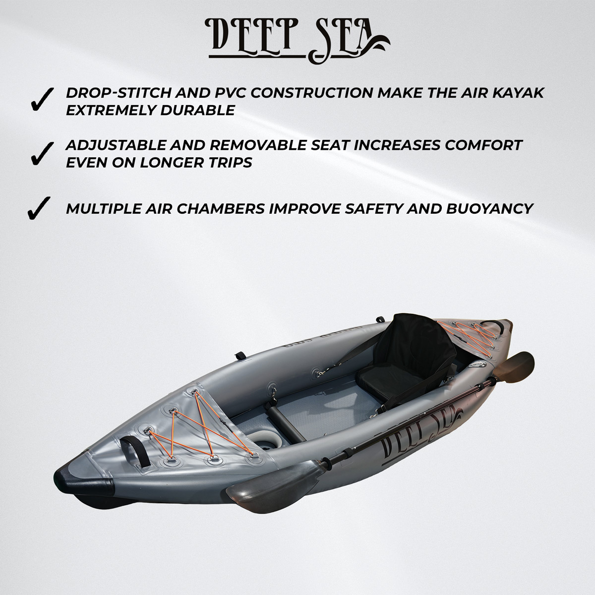 Deep Sea Inflatable Kayak Premium DS Single 300cm
