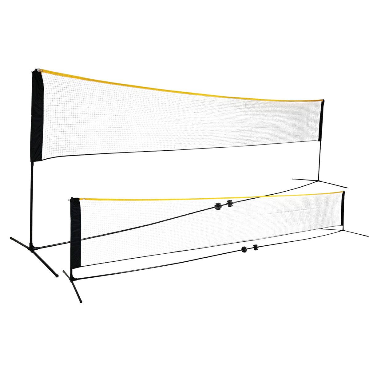 React Badminton Net Height Adjustable 500x80 cm