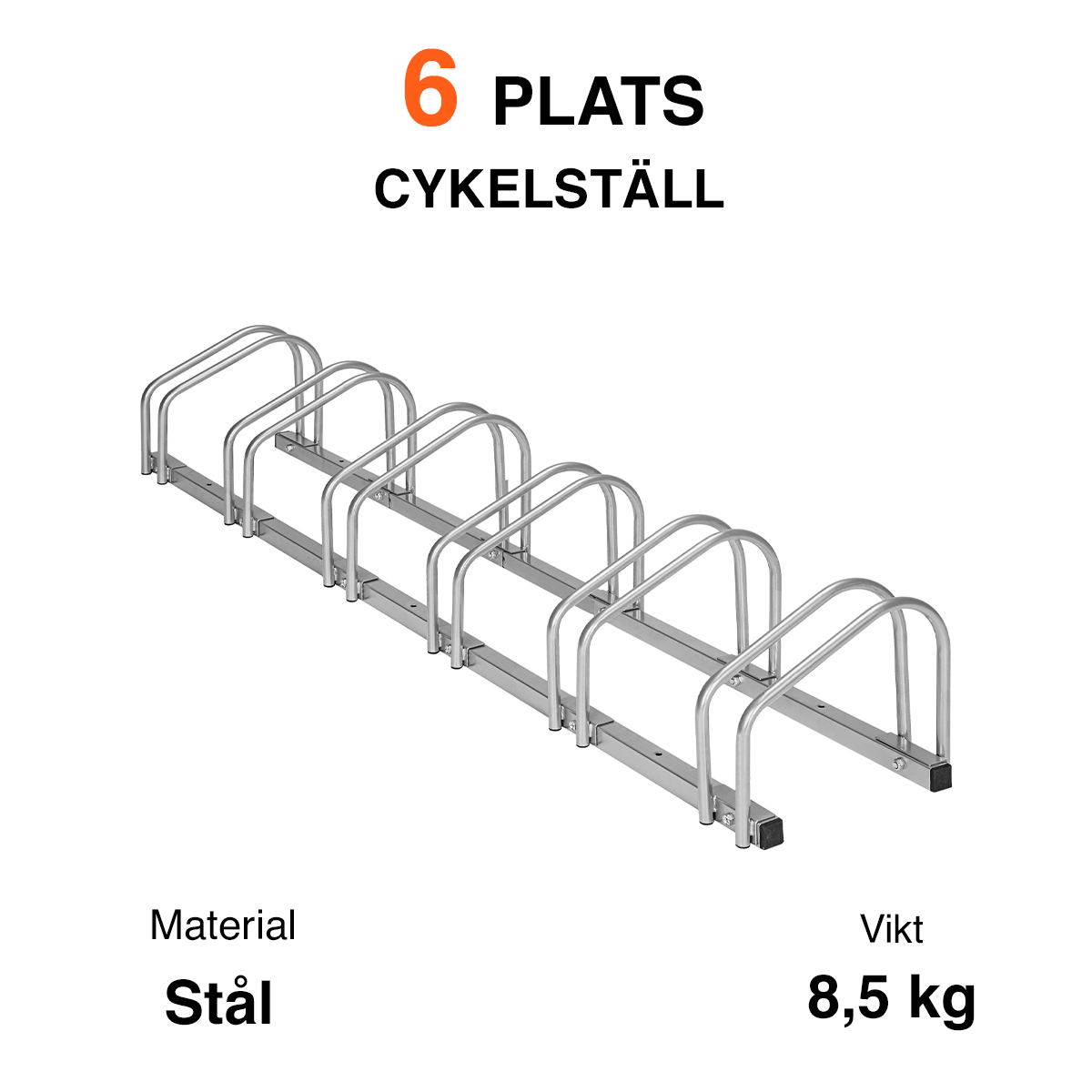 Fornorth Cykelställ, 6-plats