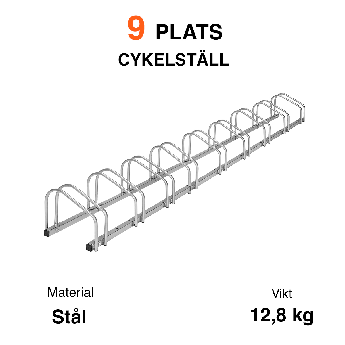 Fornorth Cykelställ, 9-plats