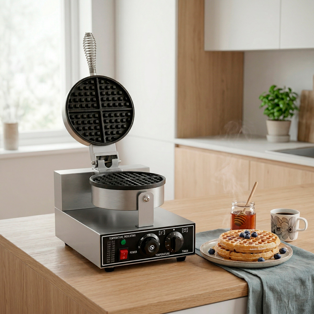 Lykke Waffle Maker Single, 1.2 kW