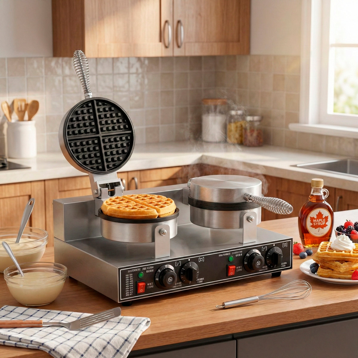 Lykke Waffle Maker Double, 2.4 kW