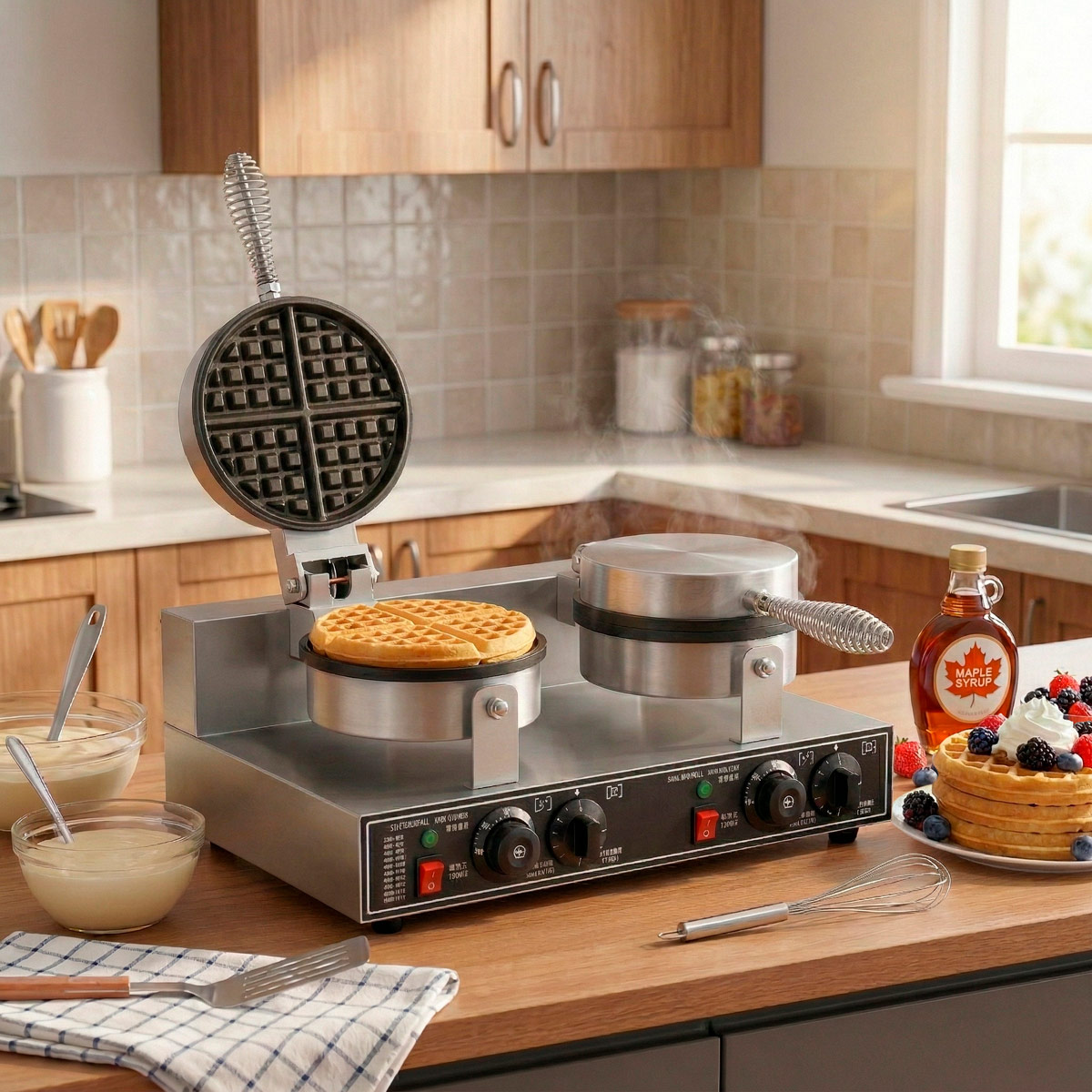 Lykke Waffle Maker Double, 2.4 kW