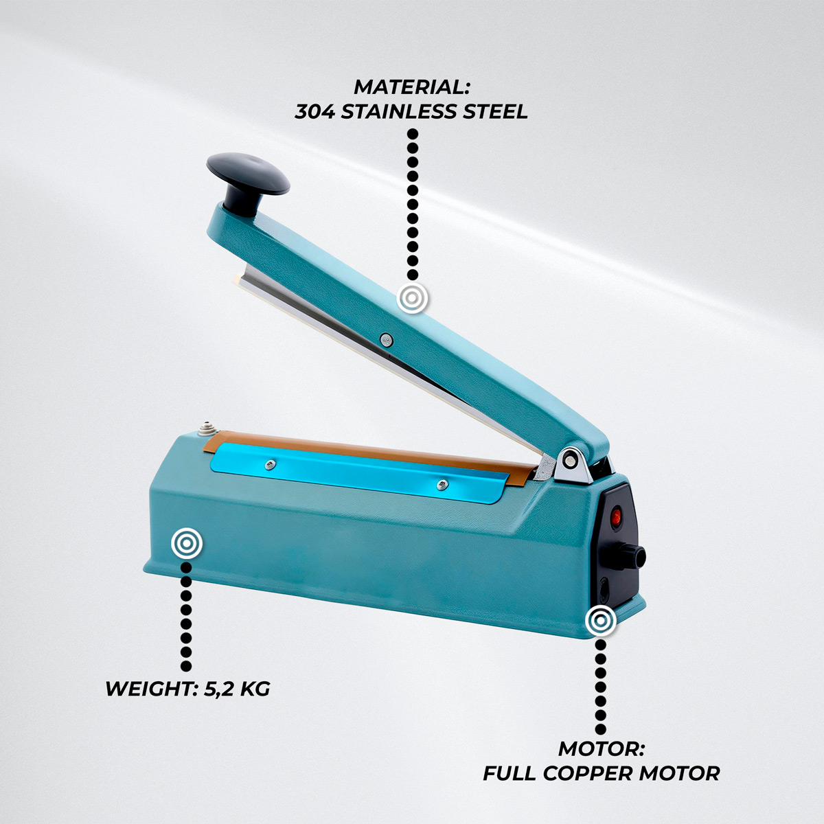 Lykke Vacuum Sealer 33 cm, 0.3 kW