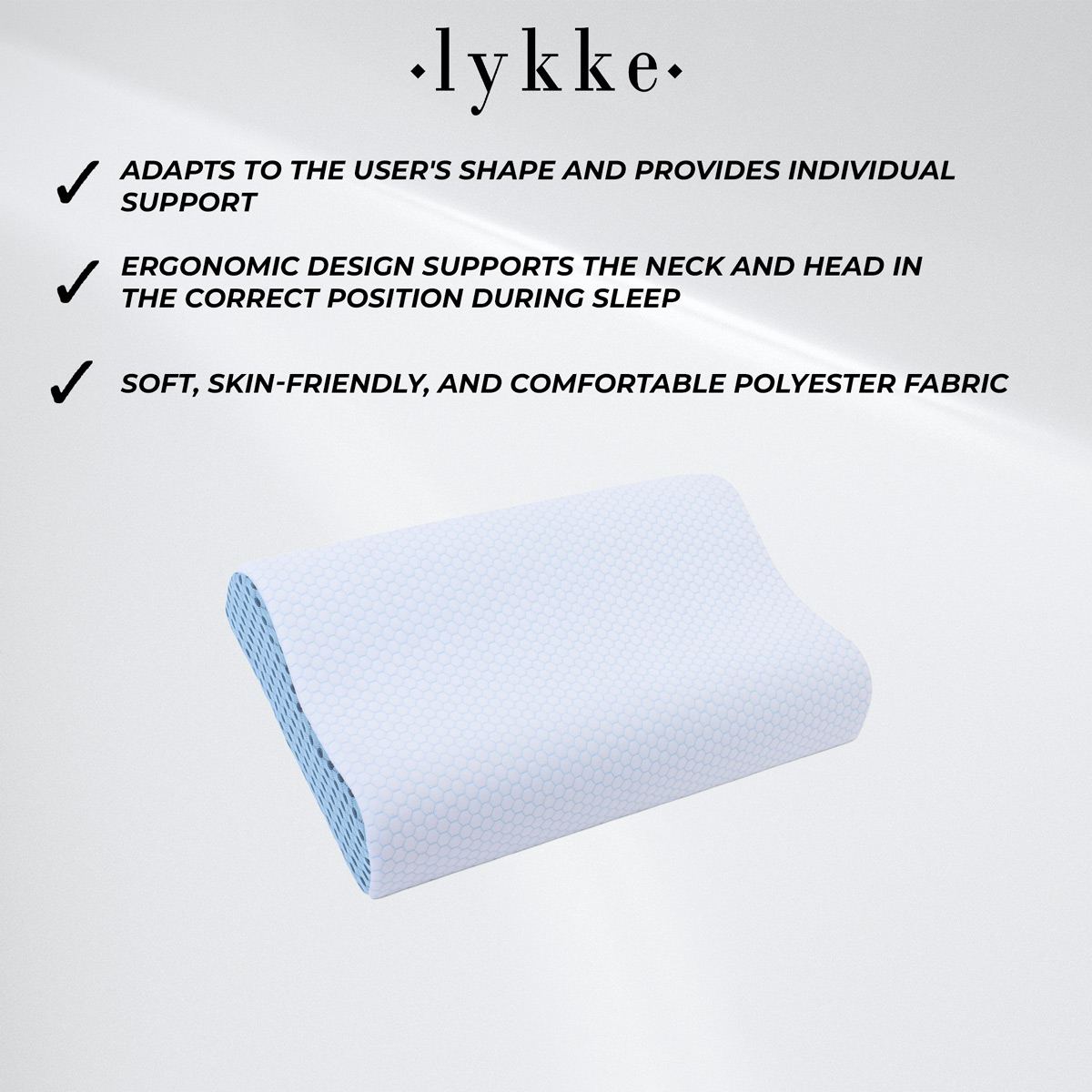 Lykke Ergonomic Pillow Nordic