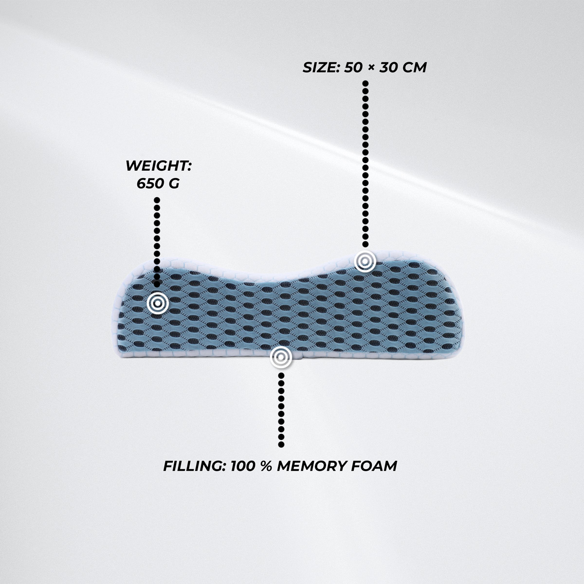Lykke Ergonomic Pillow Nordic