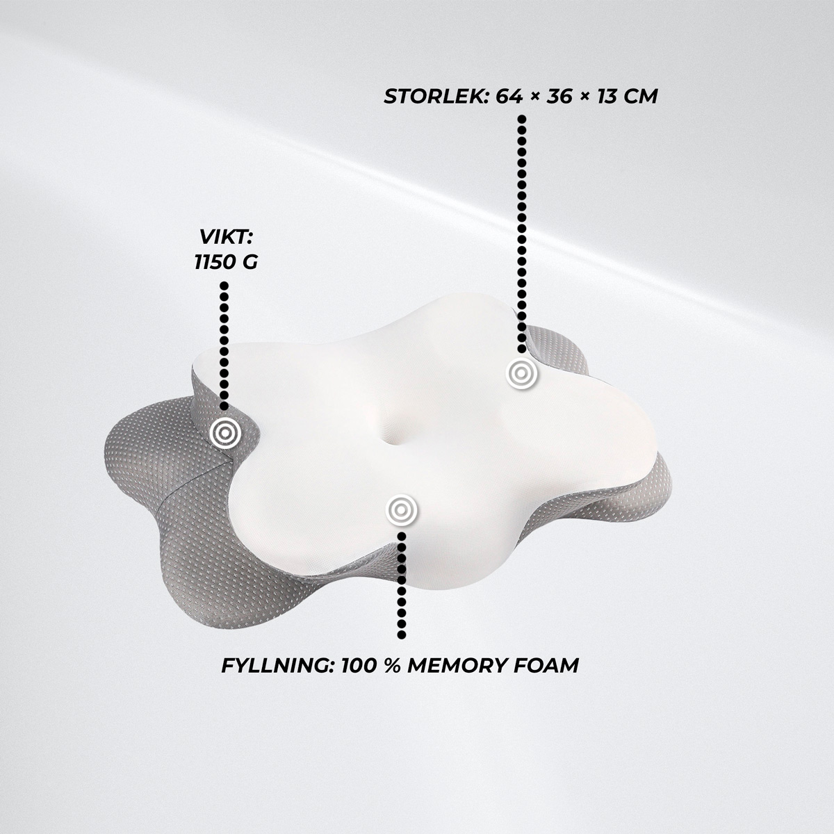 Lykke Ergonomisk Kudde Polar