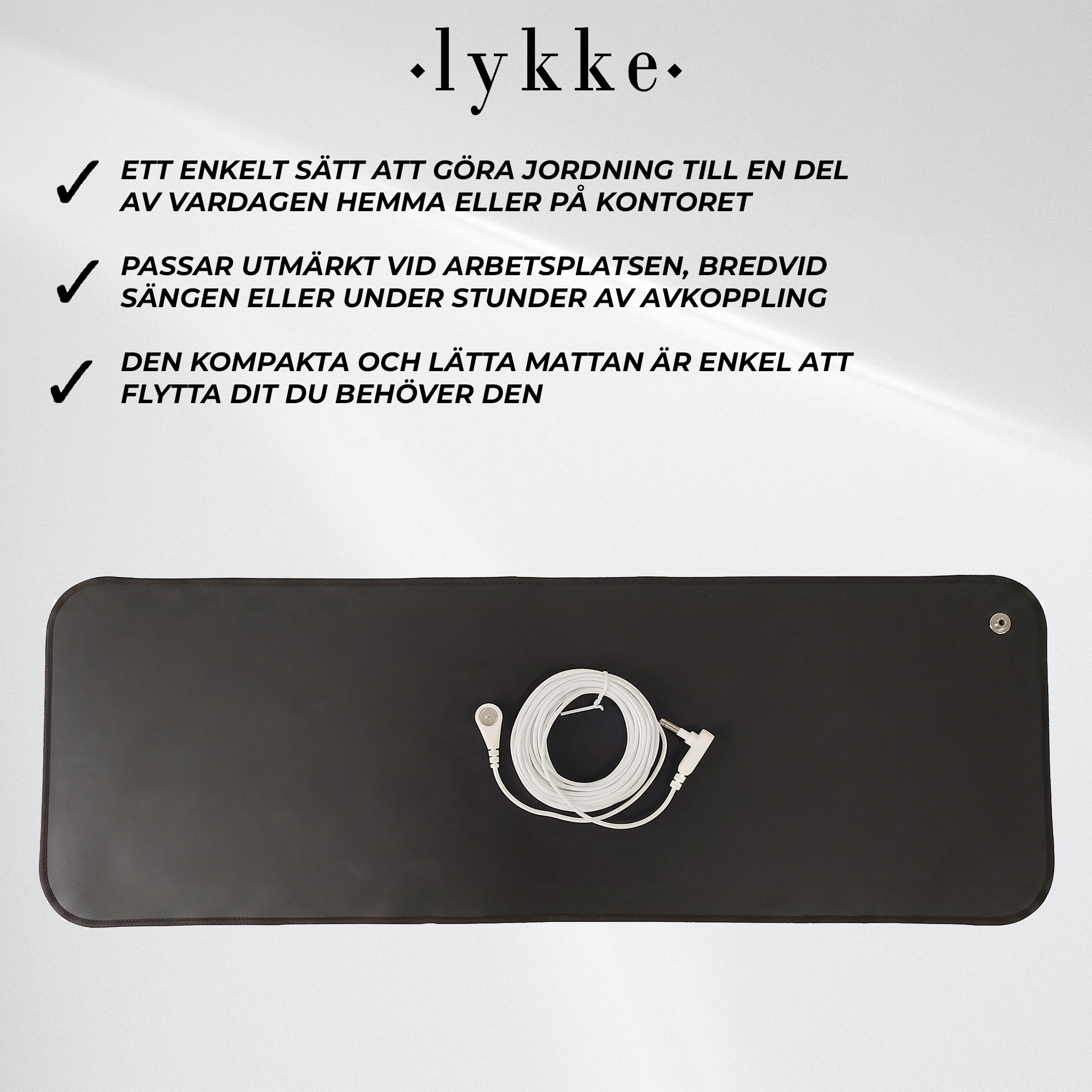Lykke Jordningsmatta 100x30cm
