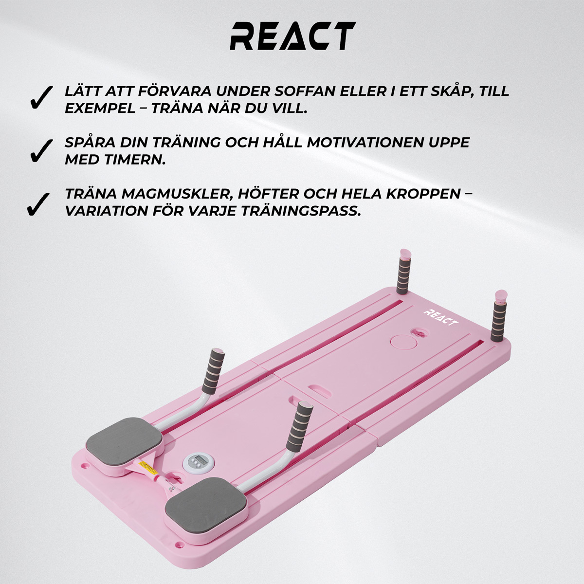 React Pilates Reformer-maskin, Rosa
