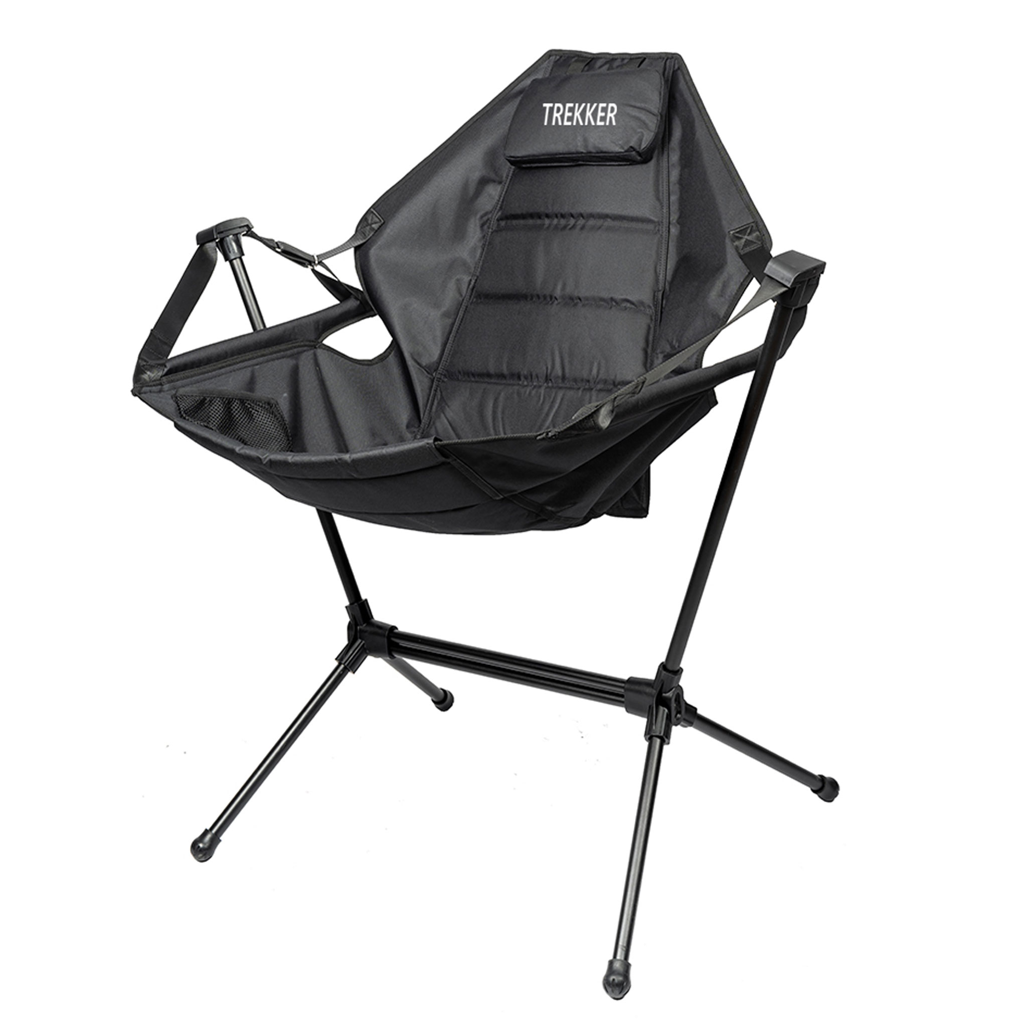 Trekker Camping Chair Premium, black - max 150kg