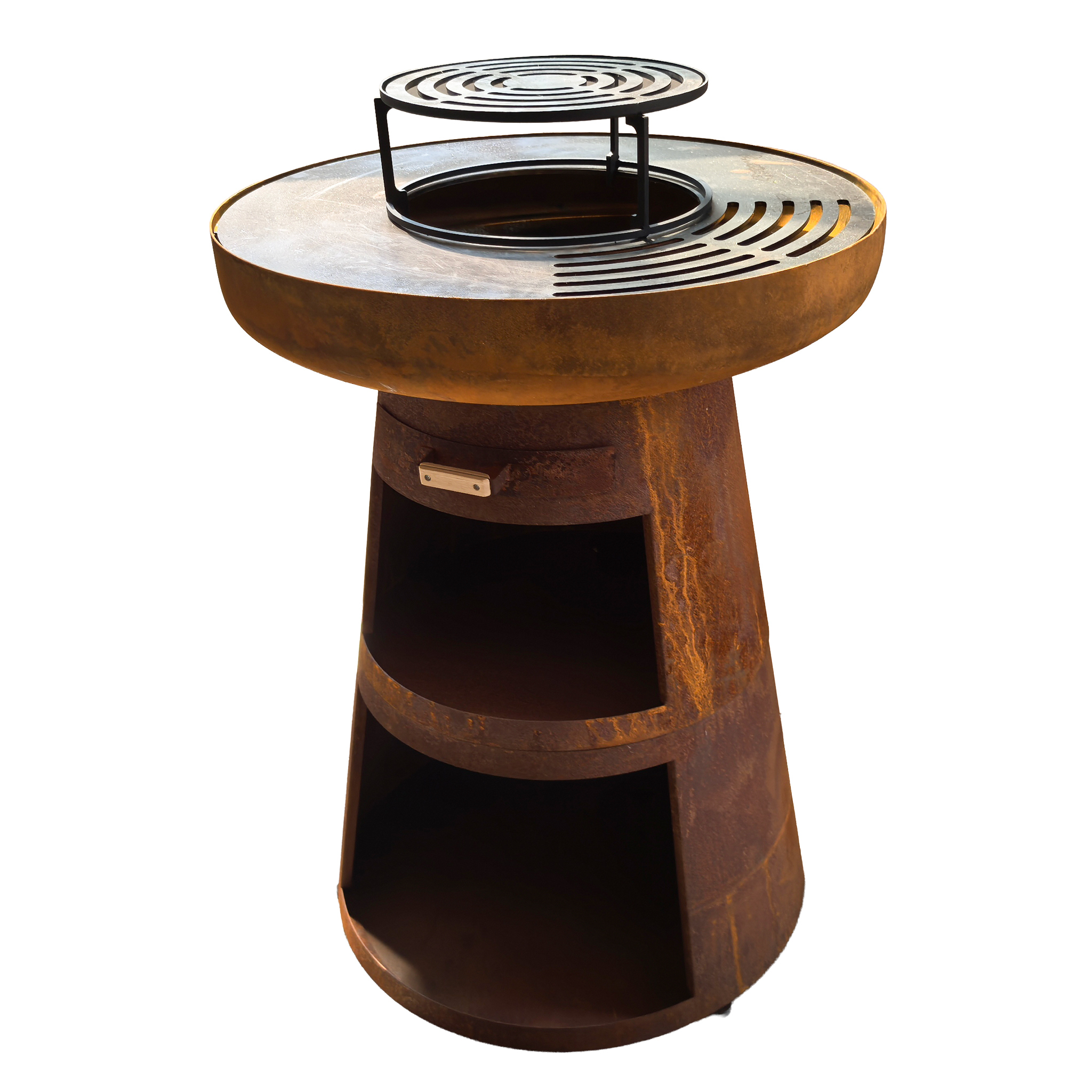 Limousin Firepit BBQ Rusty