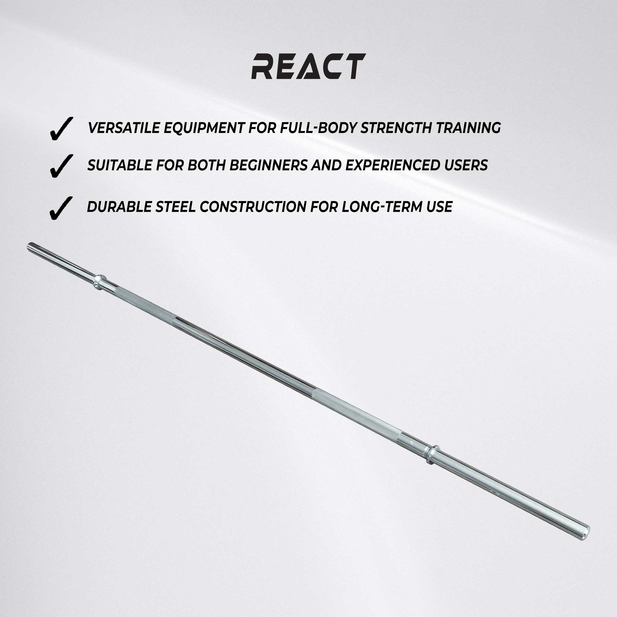 React Barbell 10kg 150cm/30mm