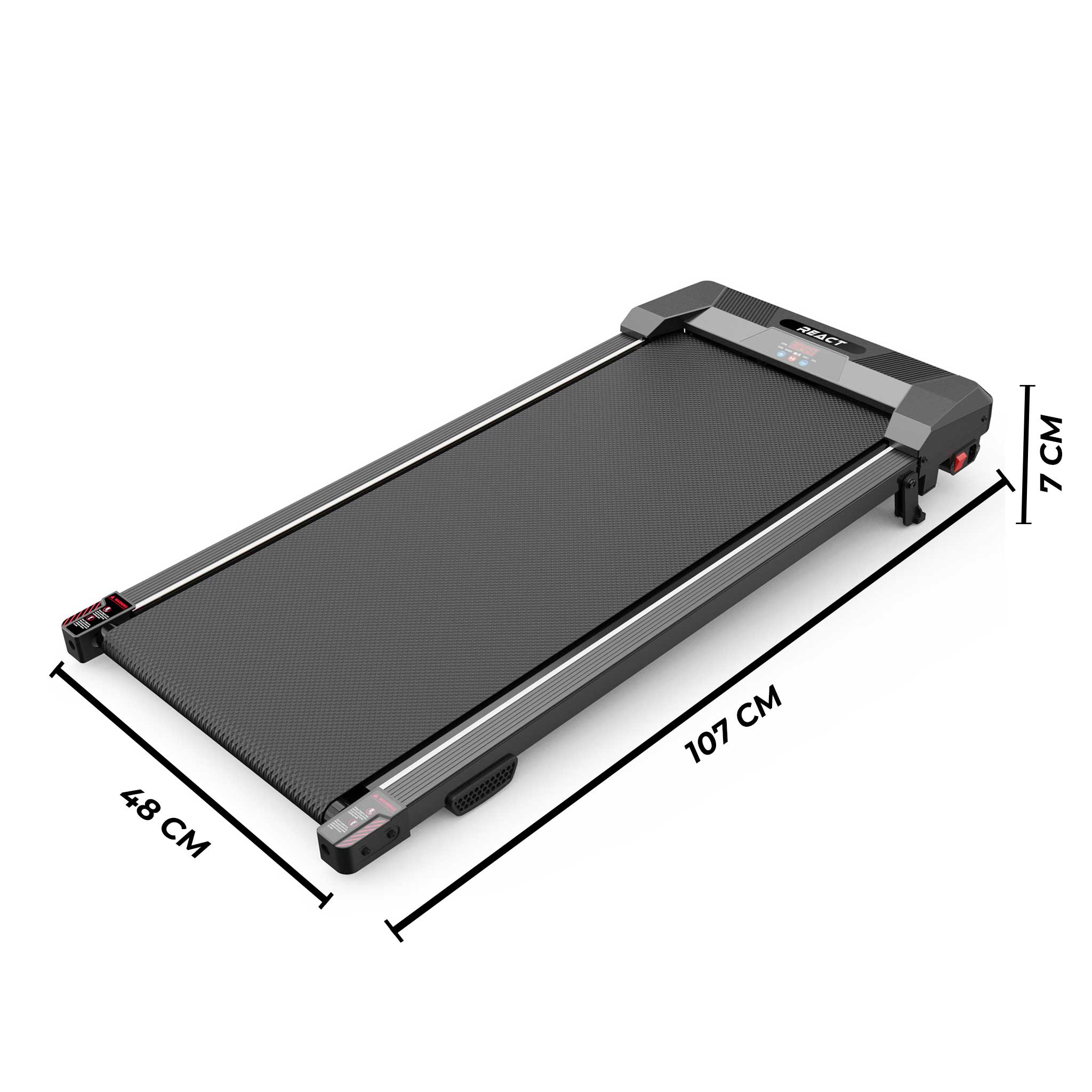 React Under Desk Treadmill 700 with Vibration Feature