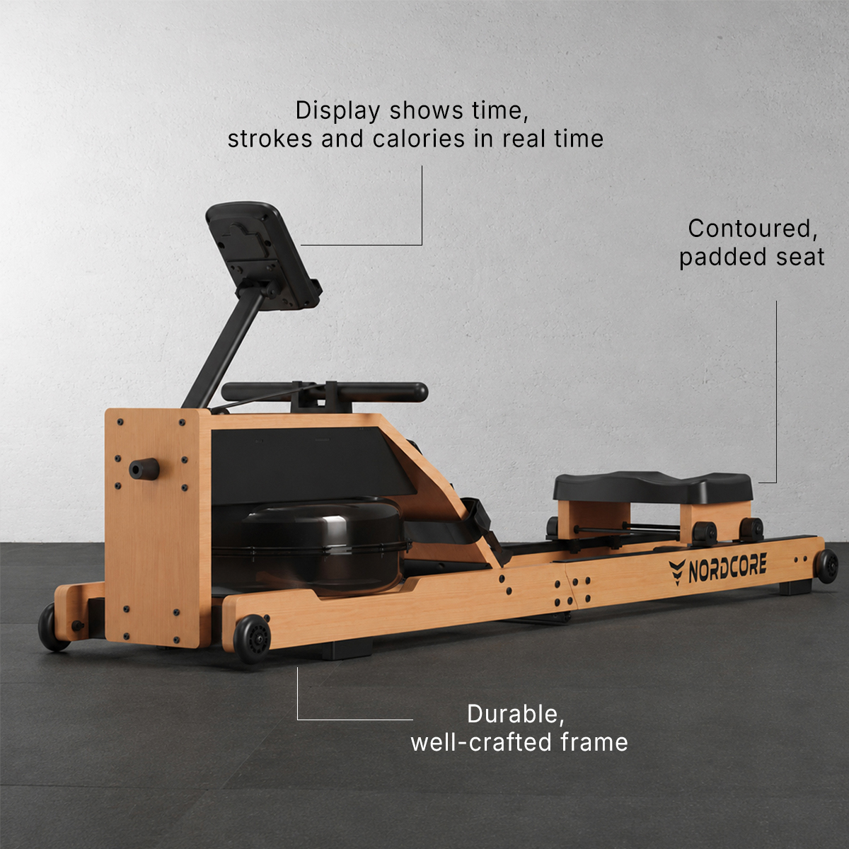 Nordcore Rowing Machine 500 Water Rower