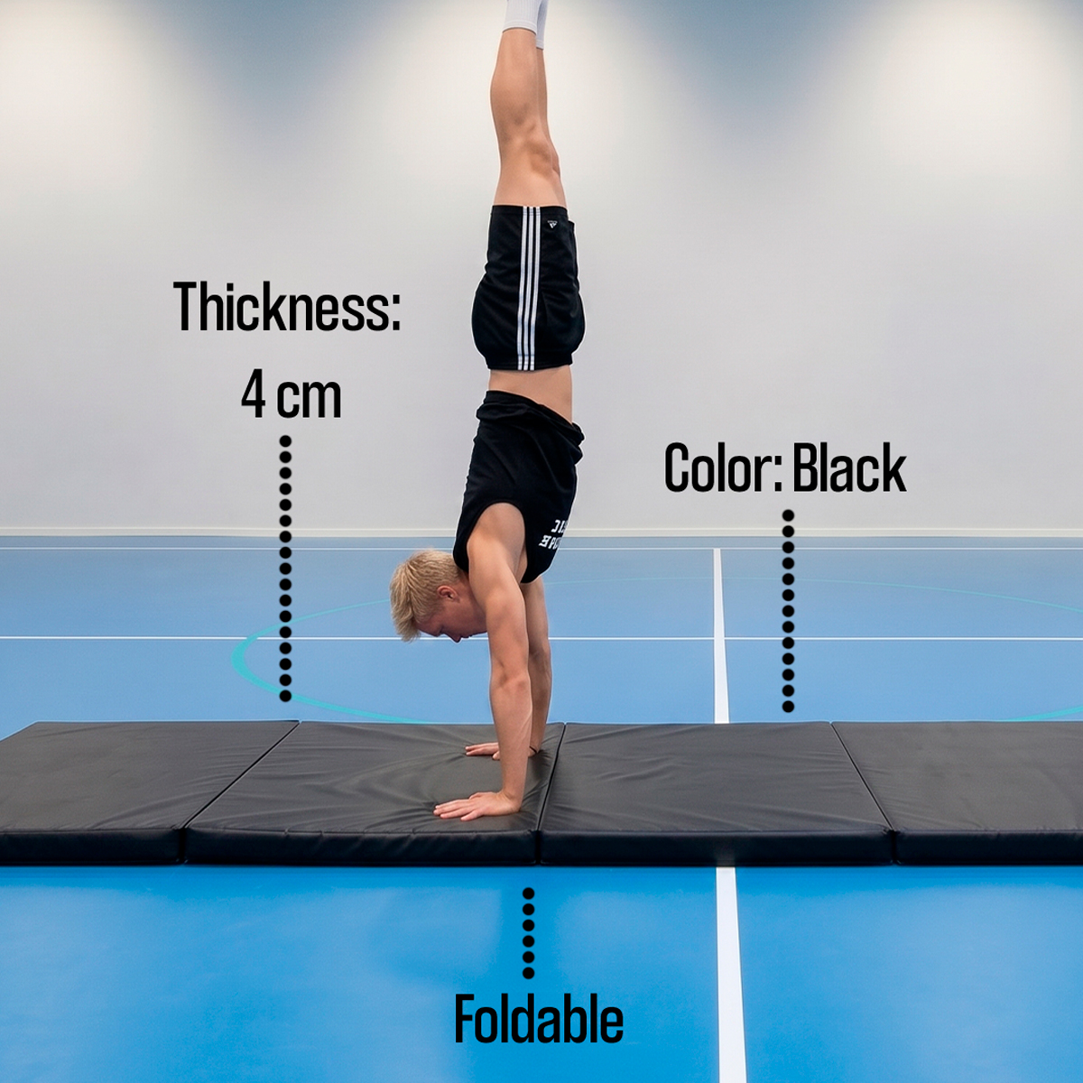 AirTrack Nordic Gymnastics Mat 245x120x4cm