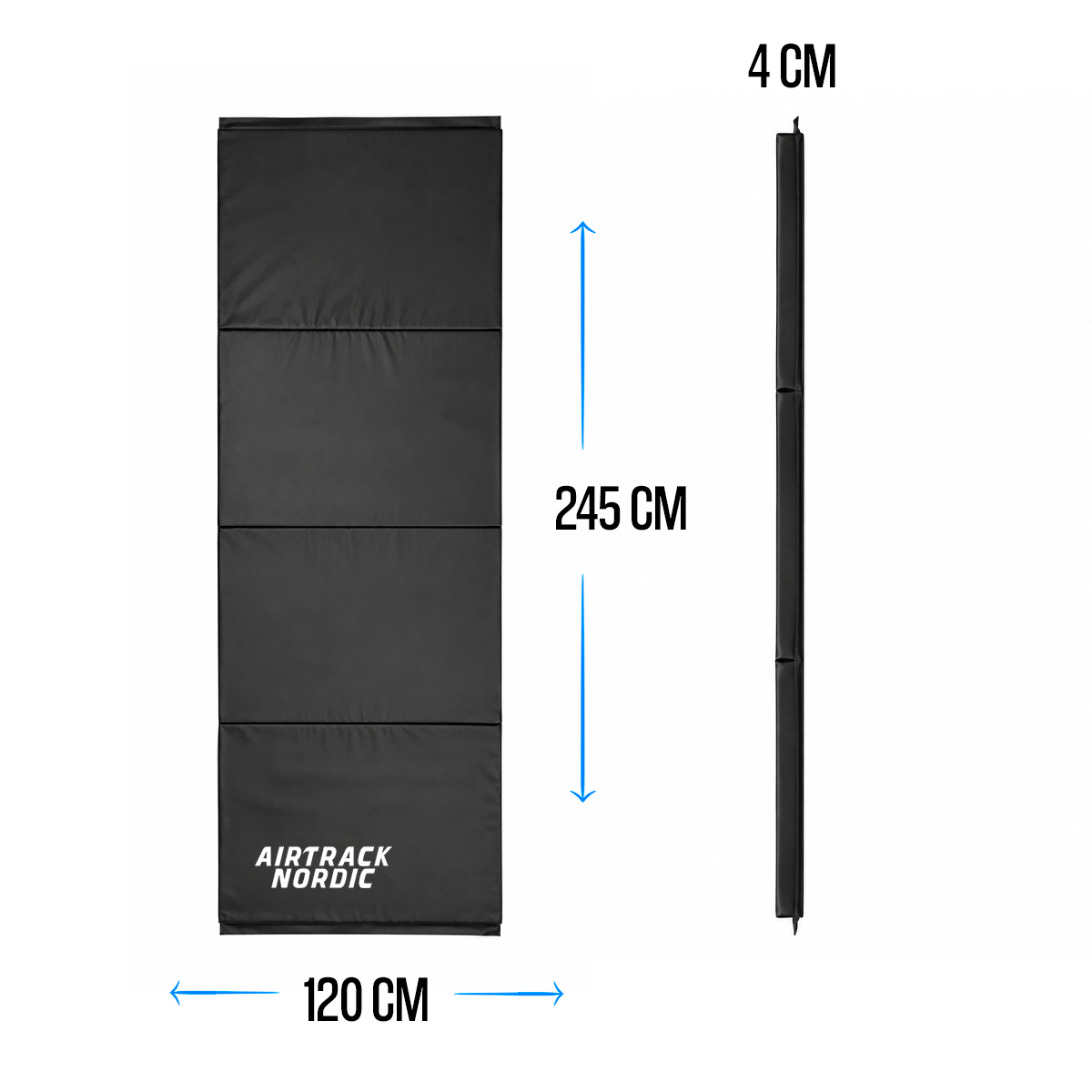 AirTrack Nordic Gymnastics Mat 245x120x4cm