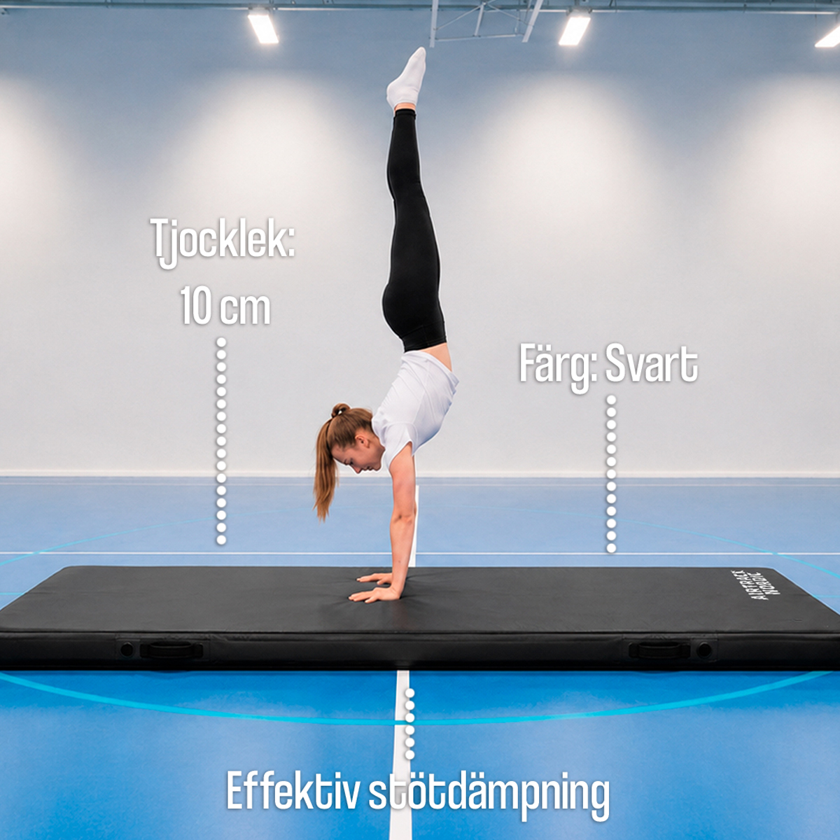 AirTrack Nordic Tjockmatta 200x100x10cm