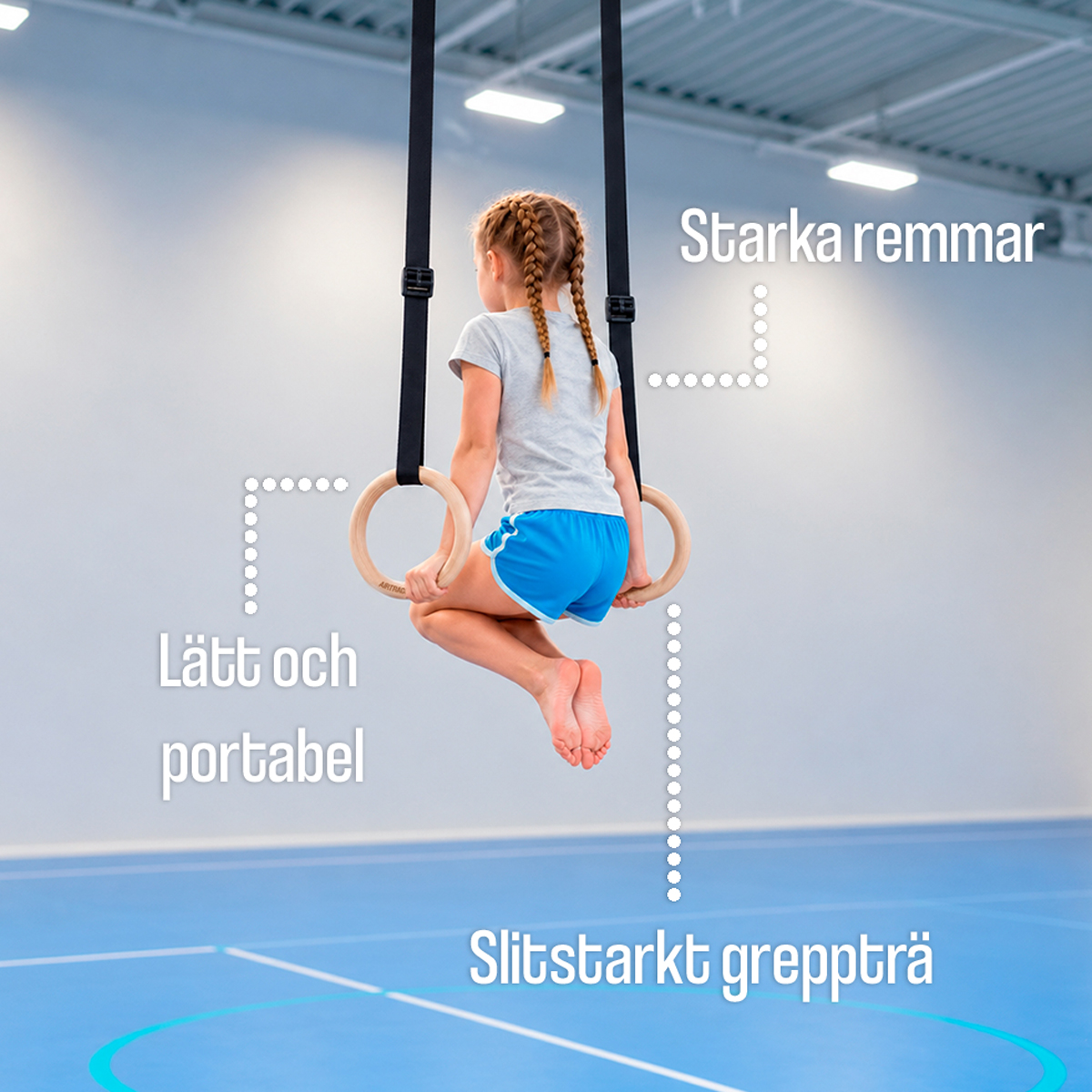 AirTrack Nordic Gymnastikringar Pro