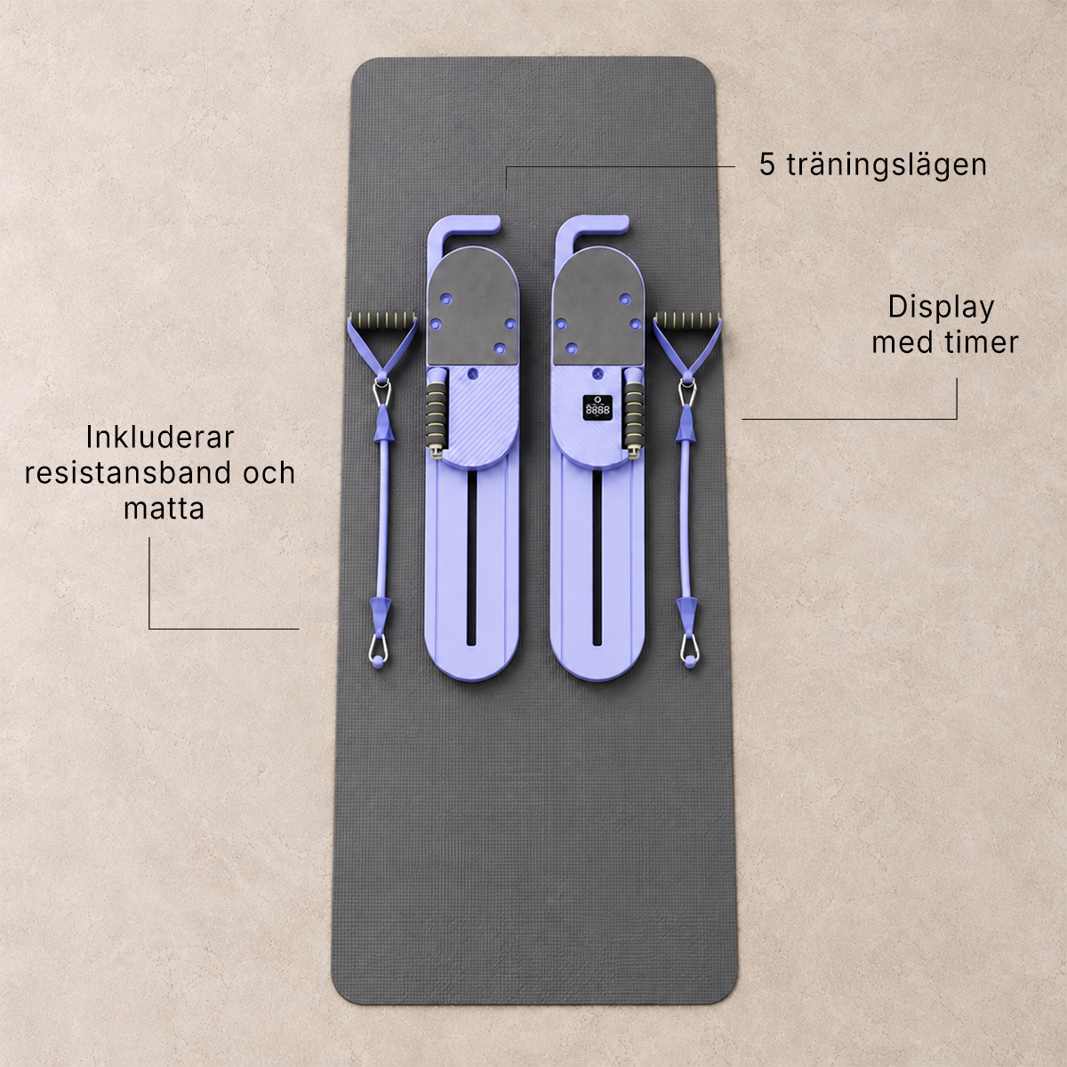 React Pilates Reformer-maskin Lauta 200