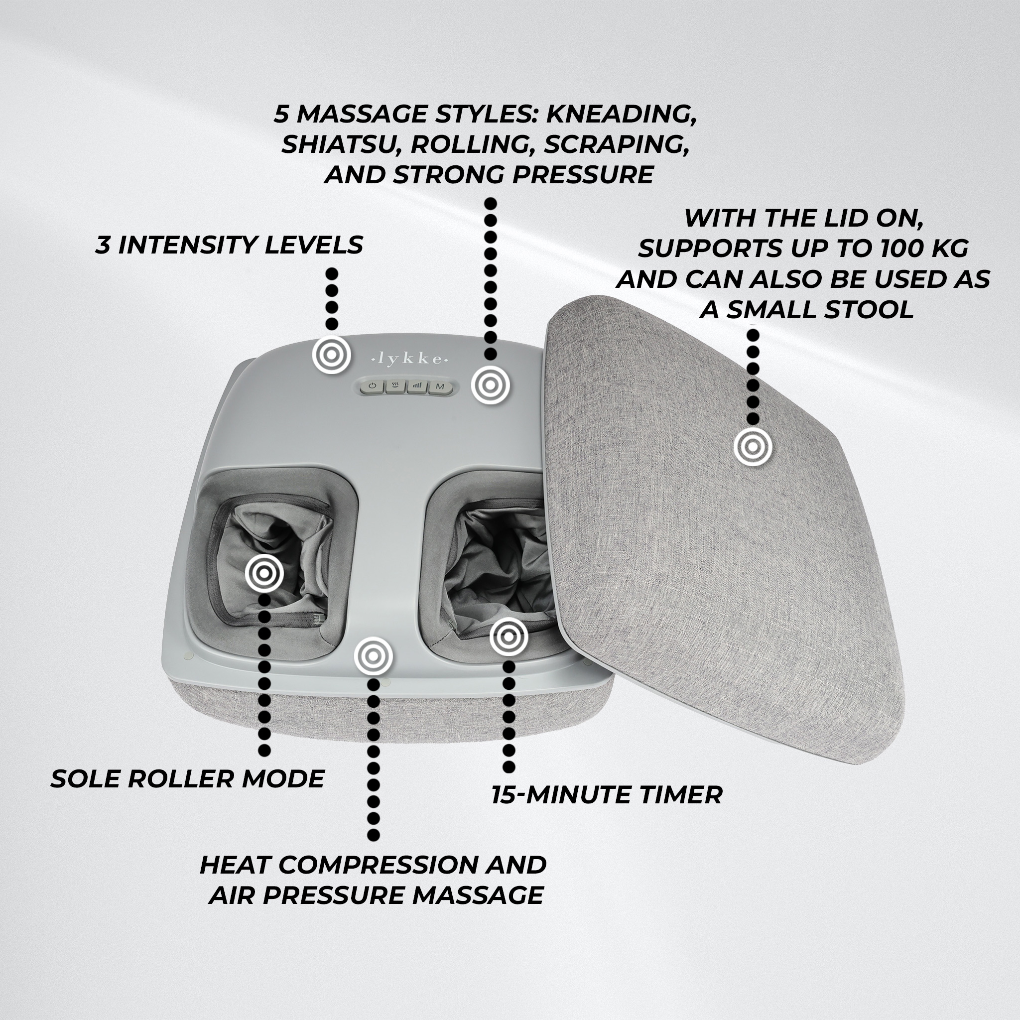 Lykke Foot Massager Hygge Premium