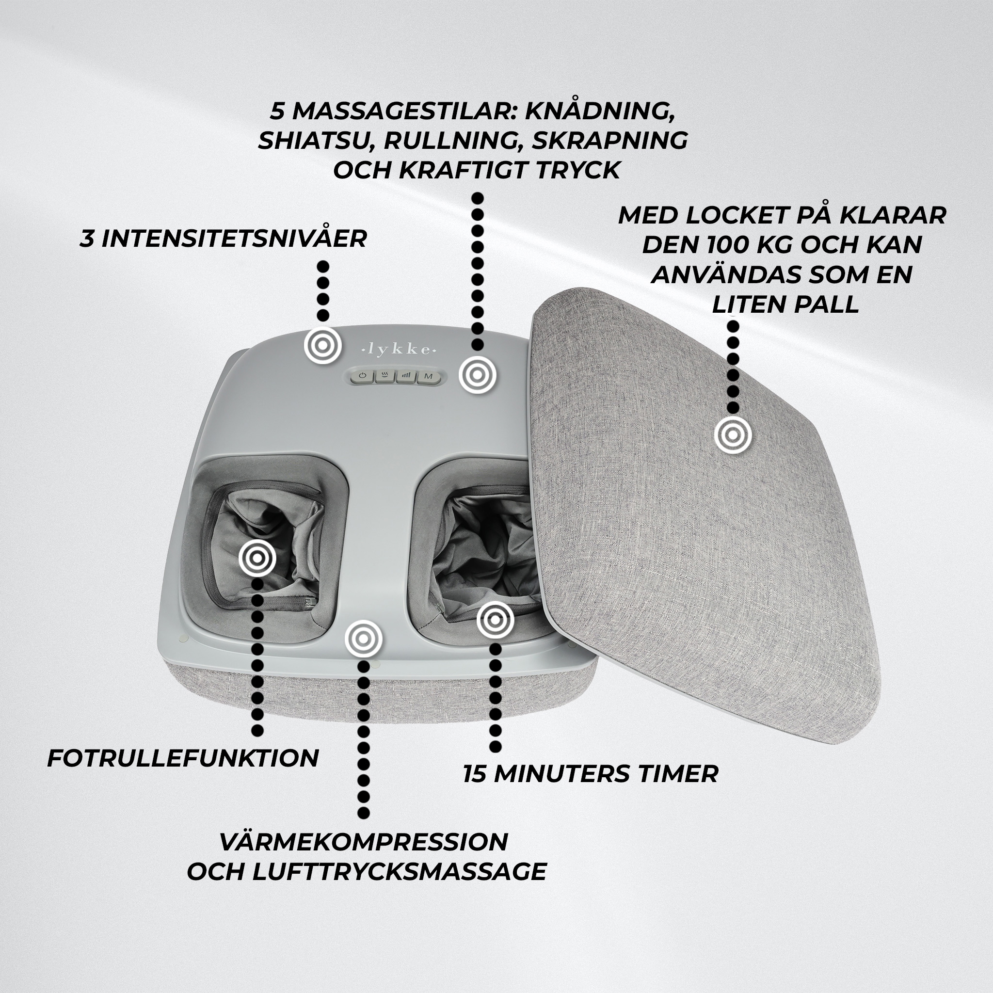 Lykke Fotmassageapparat Hygge Premium