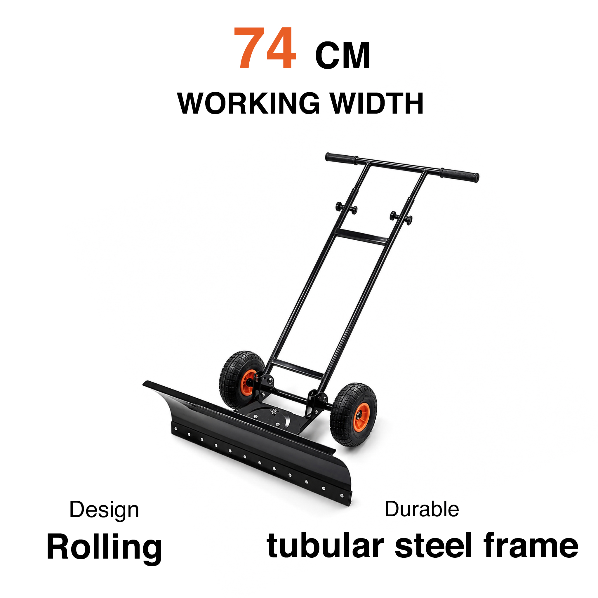 Fornorth Sleigh Shovel with Wheels