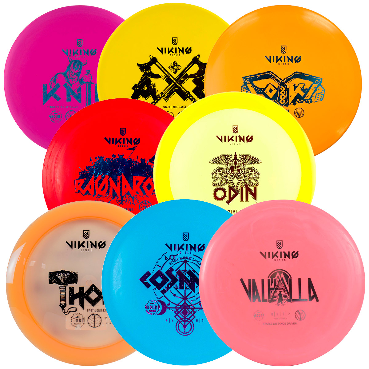 Viking Discs Challenger 8 disku komplekts