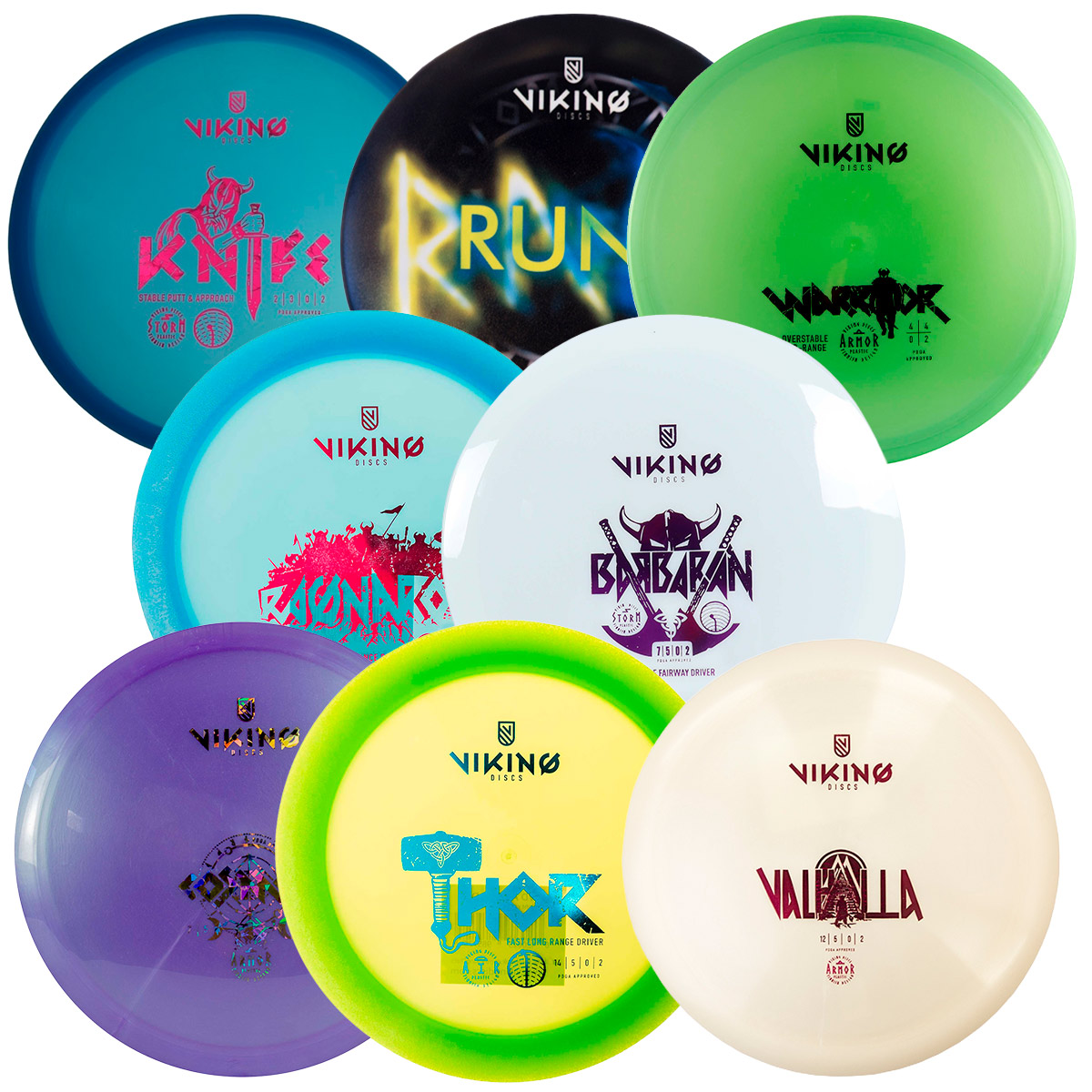 Viking Discs Pro Tour zestaw 8 dysków