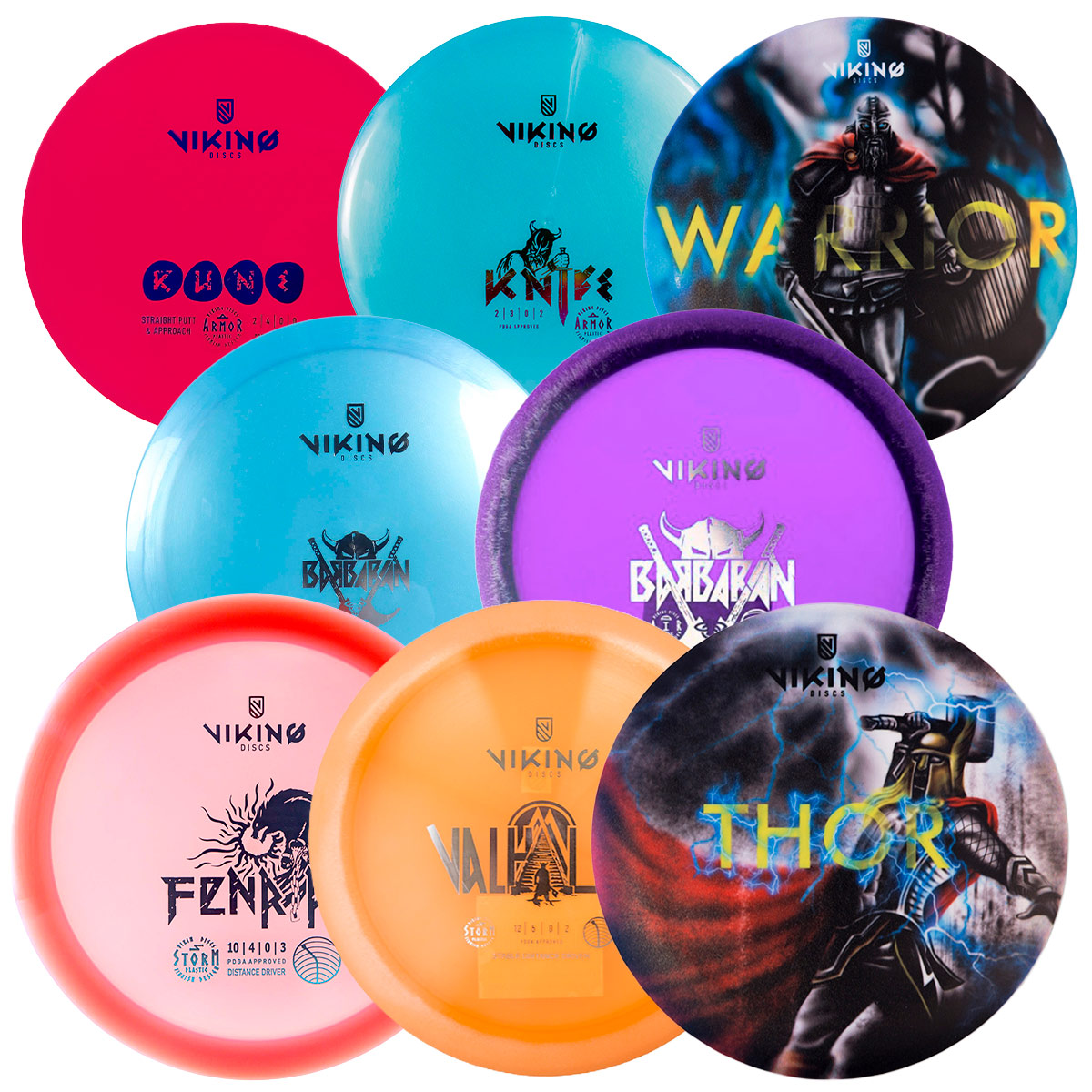 Viking Discs Mayhem 8 disku komplekts